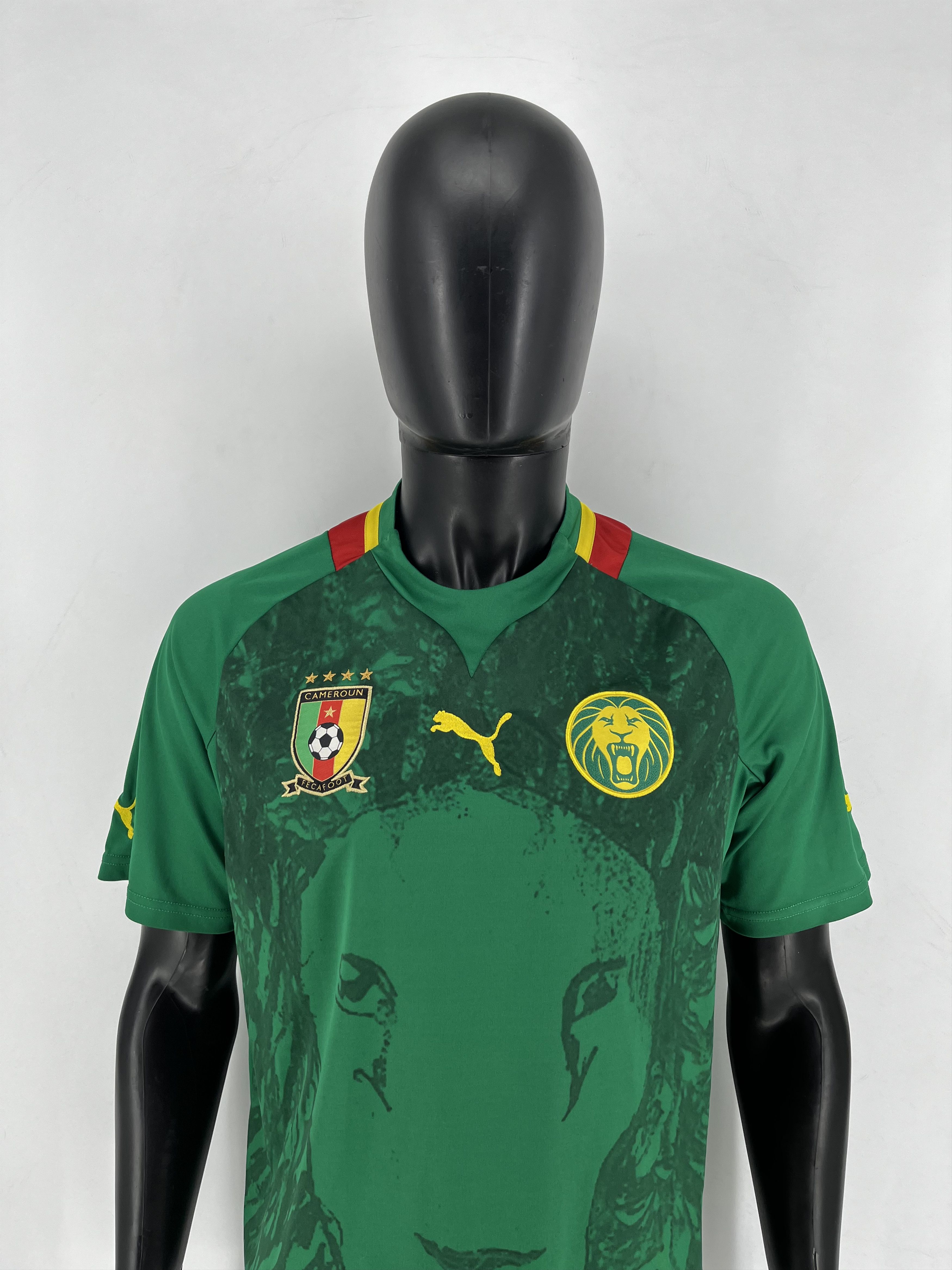 Puma CAMEROON 2012 2013 NATIONAL TEAM HOME FOOTBALL SHIRT SOCCER Size US L / EU 52-54 / 3 - 1 Thumbnail