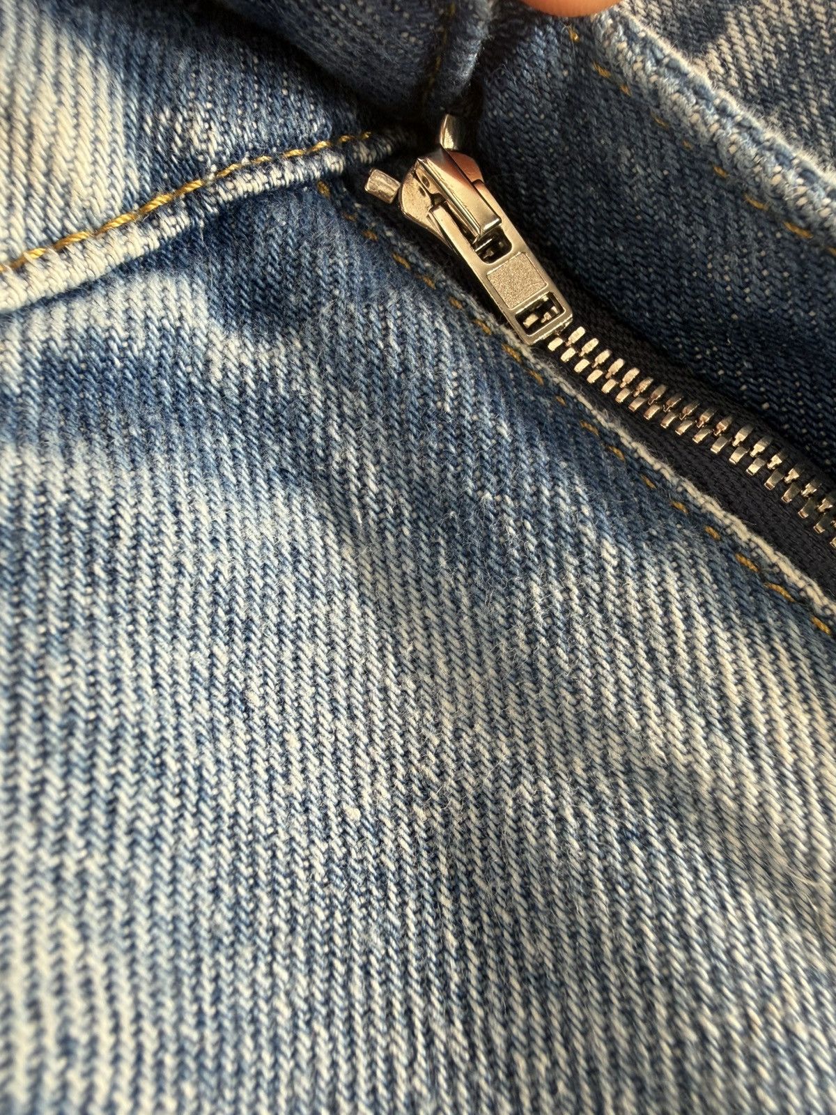 Maison Margiela Maison Margiela Cut-Out Distressed Denim Jeans Size 33" - 5 Thumbnail