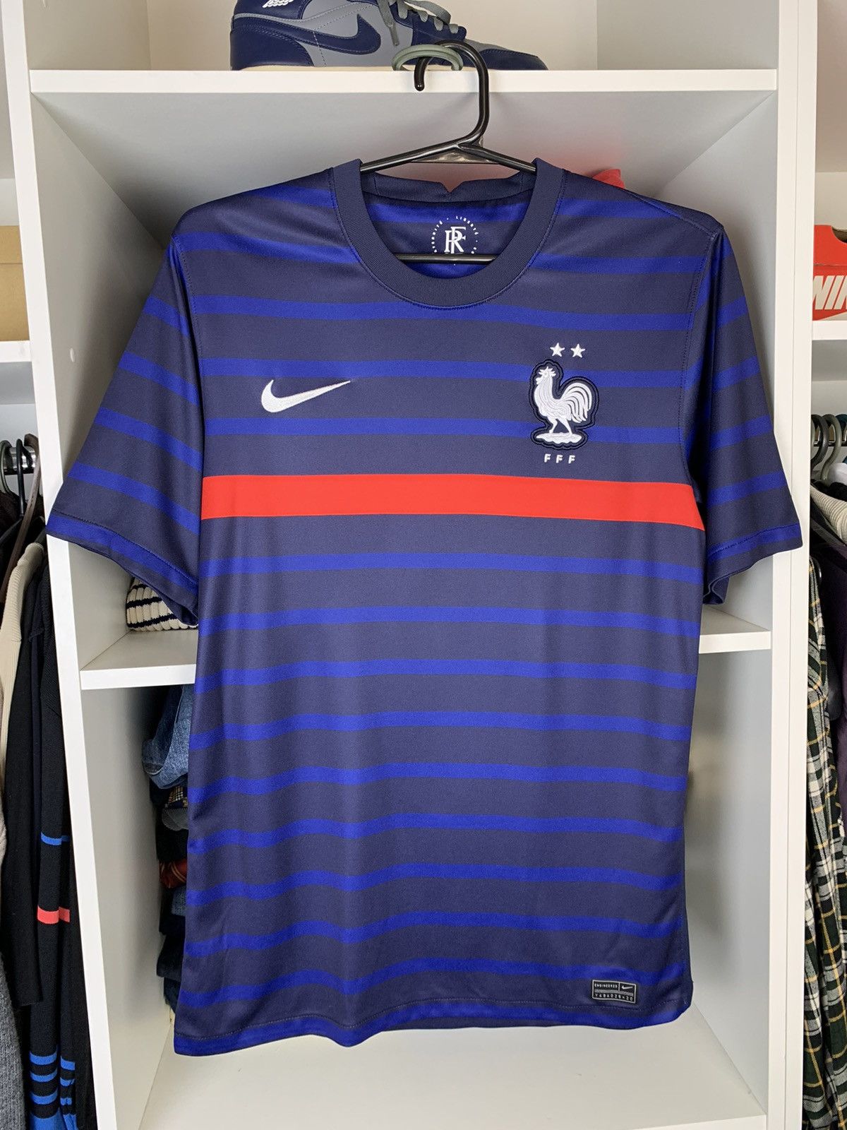 Nike Nike France 2020 2021 Home Football Shirt Soccer Jersey Size US M / EU 48-50 / 2 - 1 Thumbnail