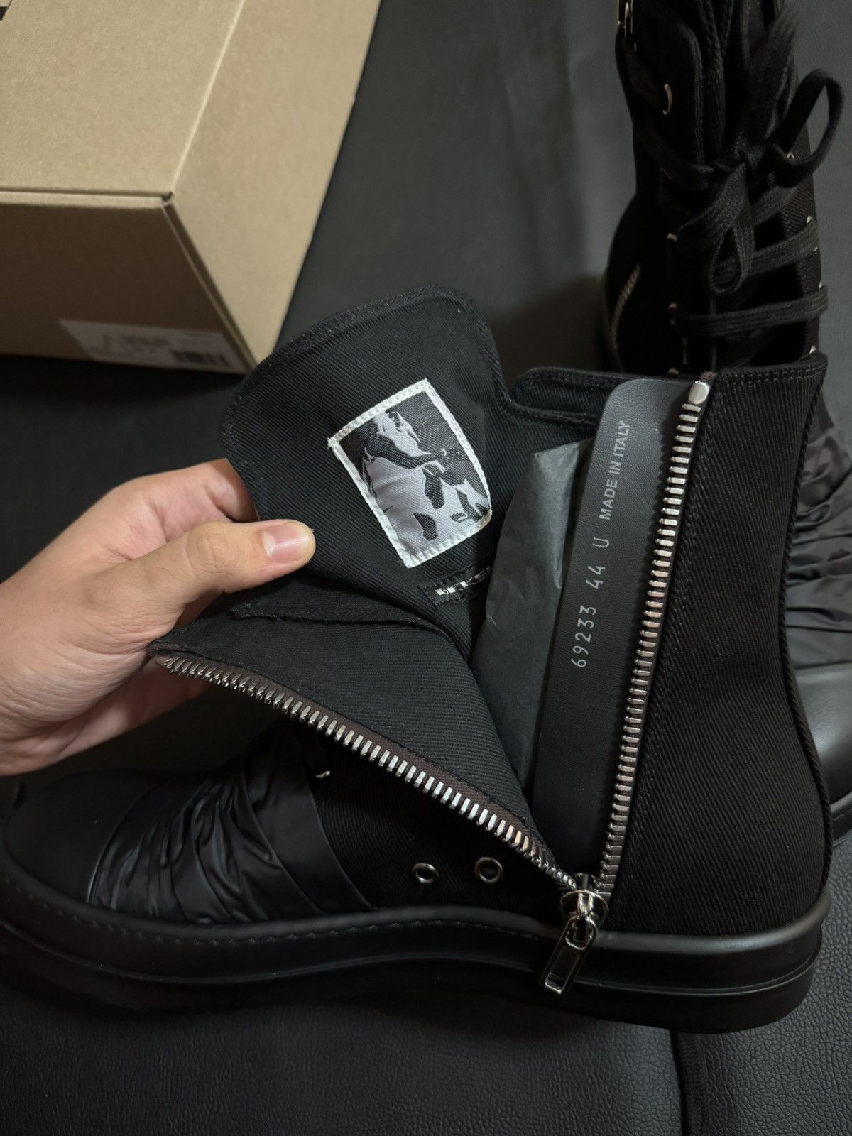 Rick Owens Drkshdw RICK OWENS RAMONES Size US 10 / EU 43 - 6 Thumbnail