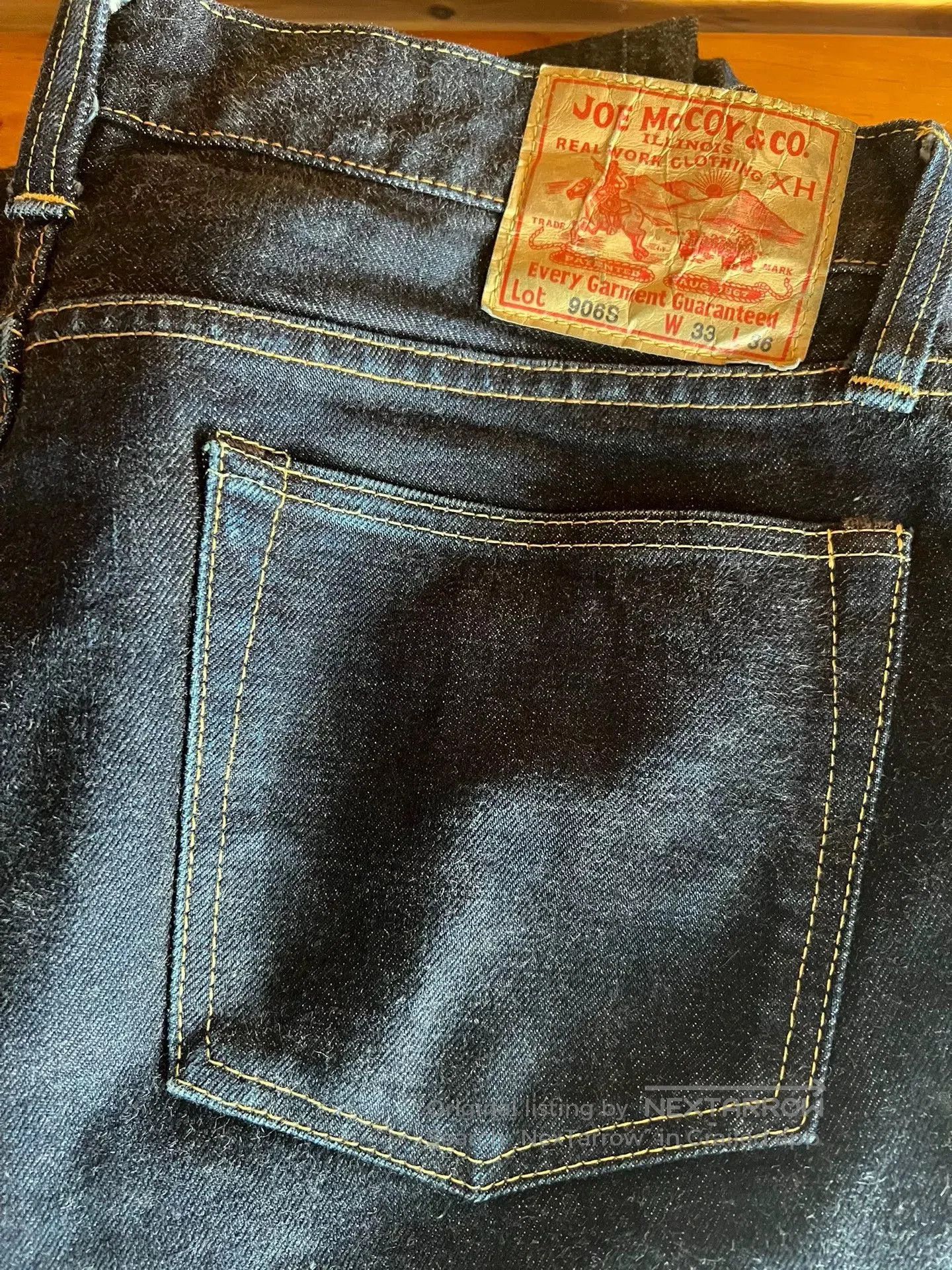 Visvim Joe McCoy&Co Straight Cut Denim Jeans. Size US 33 - 9 Thumbnail