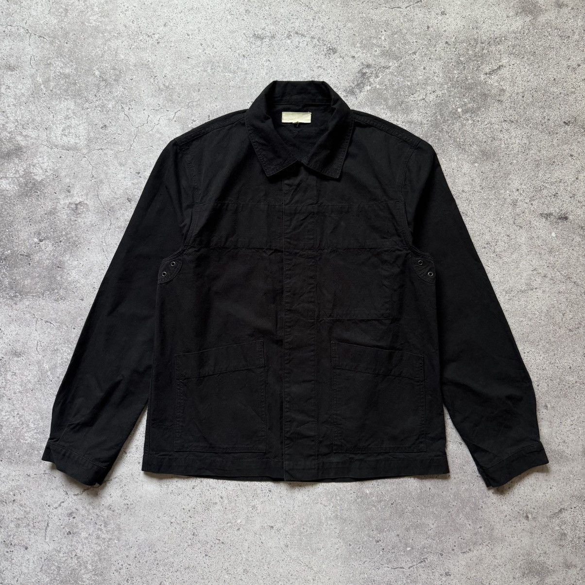 Jigsaw Cotton Work Chore French Jacket in Black, Men's (Size L) — image 4 of 6