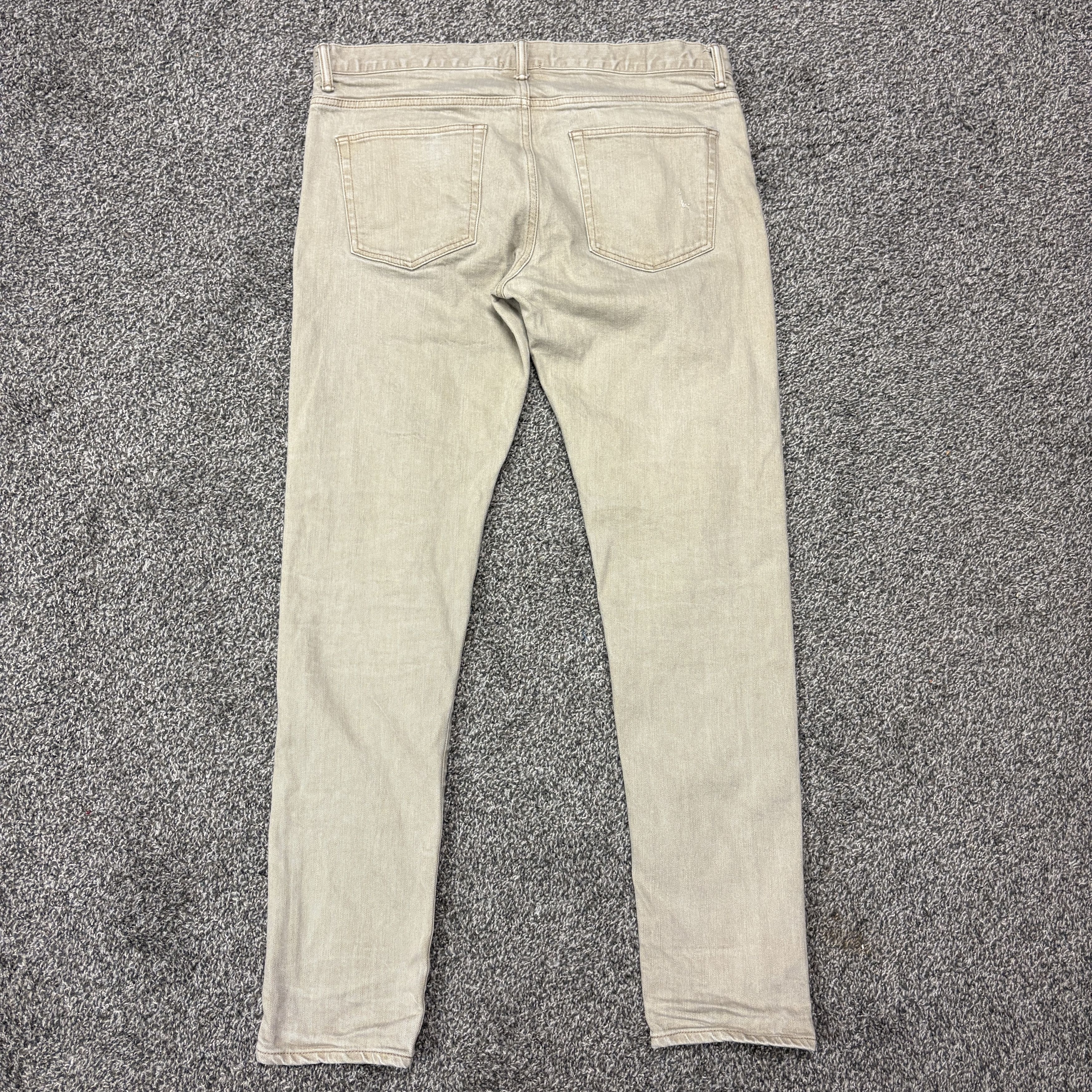 Levi's John Elliott Jeans Slim/Skinny Light Tan/Beige Japan, 34x34 Size US 34 / EU 50 - 5 Thumbnail