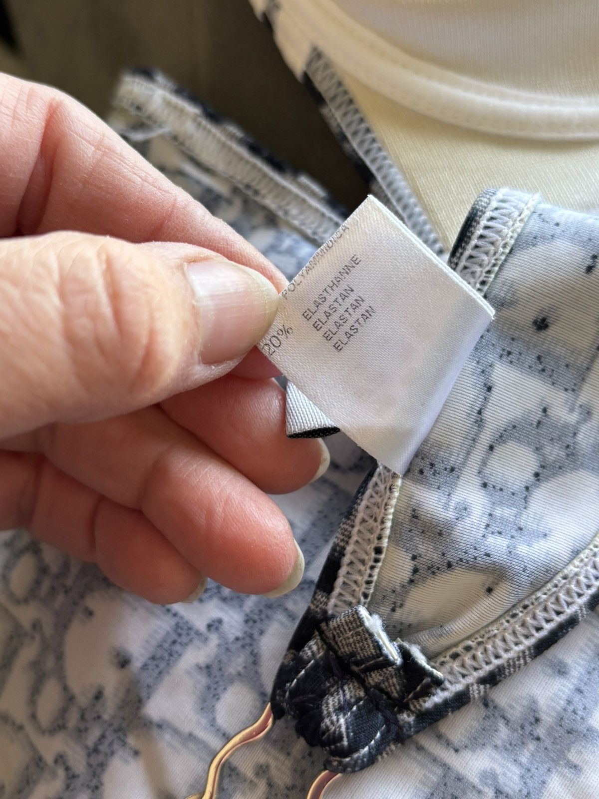 Dior Christian Dior Oblique “Trotter” Bikini Set – 85C – Vintage Size ONE SIZE - 11 Thumbnail
