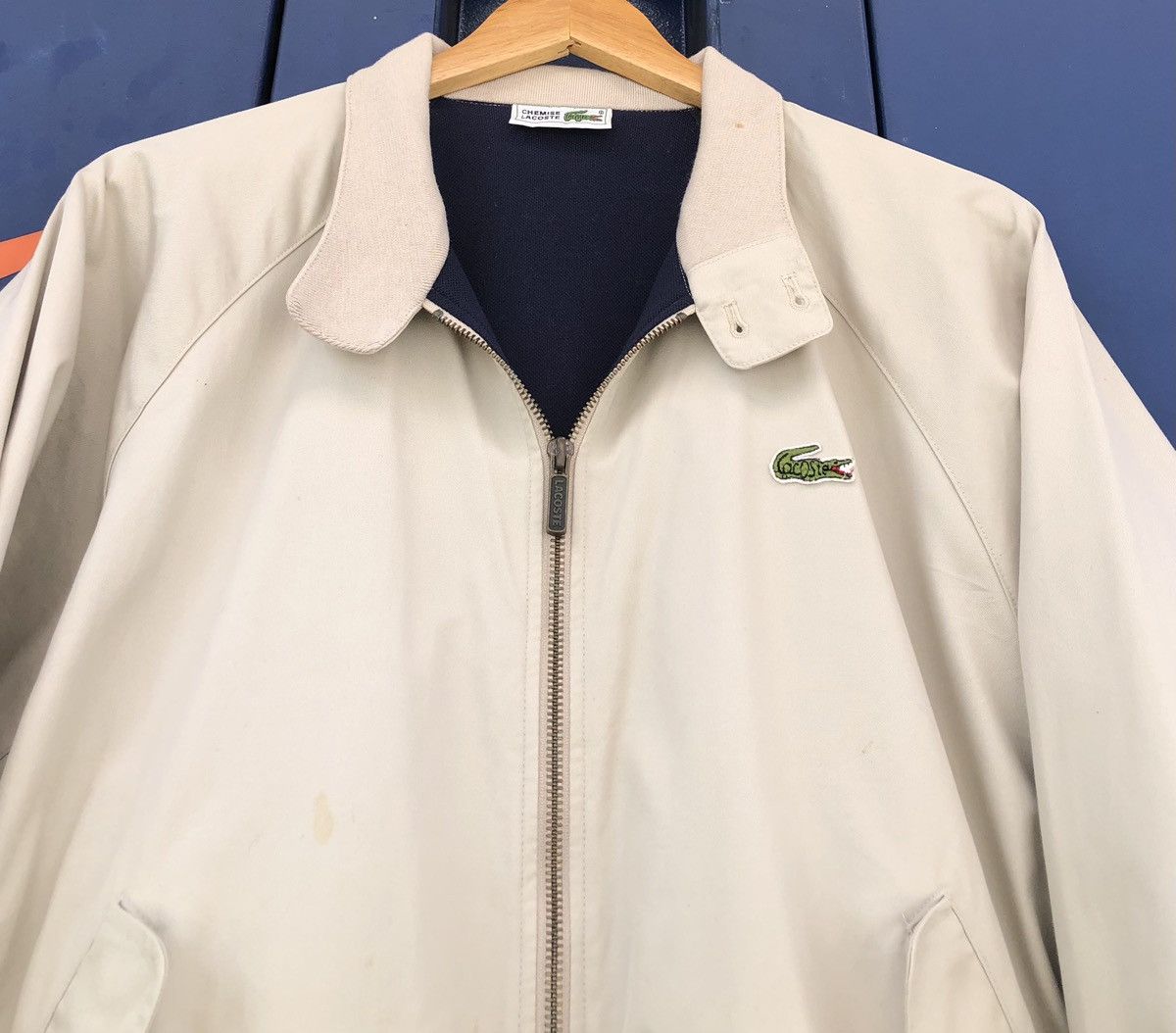 Lacoste Vintage Chemise Lacoste Zipper Bomber Jacket Size US L / EU 52-54 / 3 - 7 Thumbnail