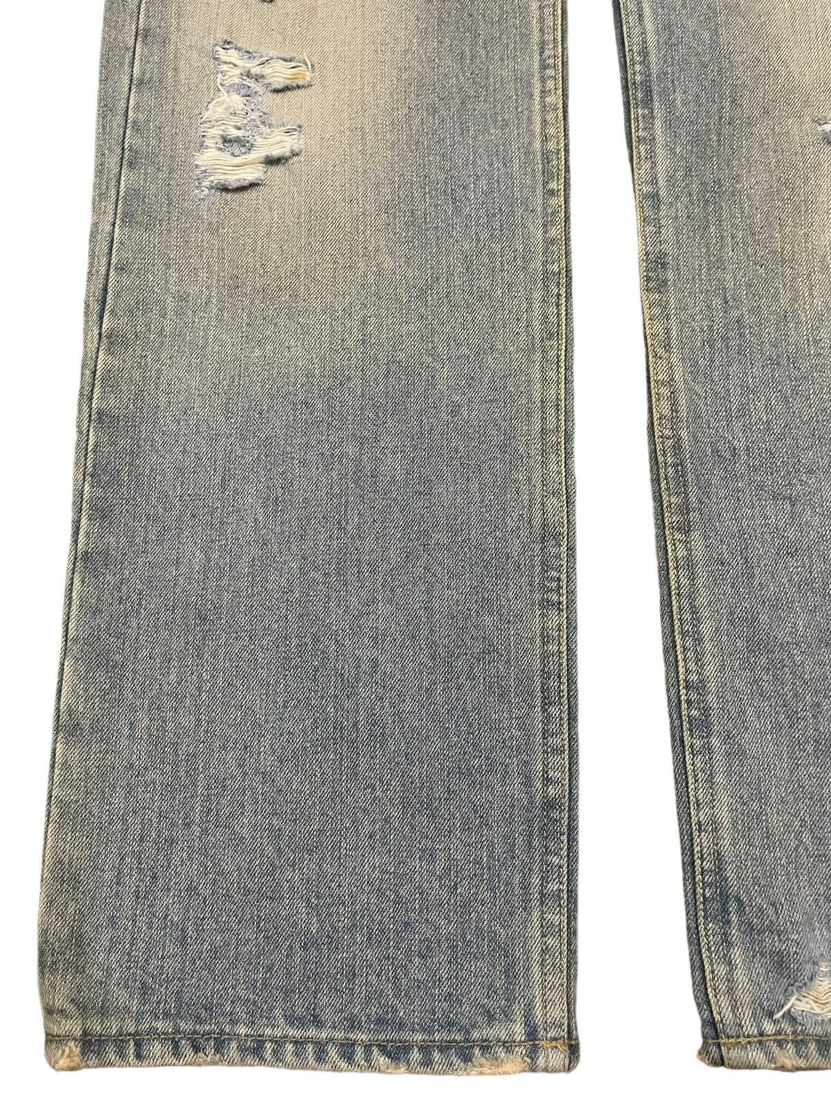 The Viridi-anne Vintage Japan The Viridi Anne Monochrome Distressed Jeans Size US 31 - 5 Thumbnail