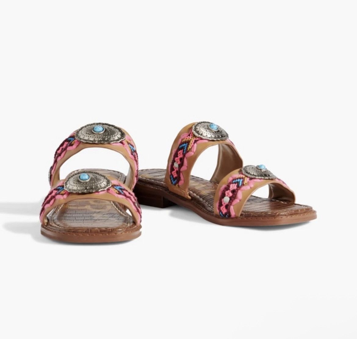 Sam Edelman SAM EDELMAN Hardyn embellished leather sandals size US 5 Size US 5 / IT 35 - 1 Thumbnail