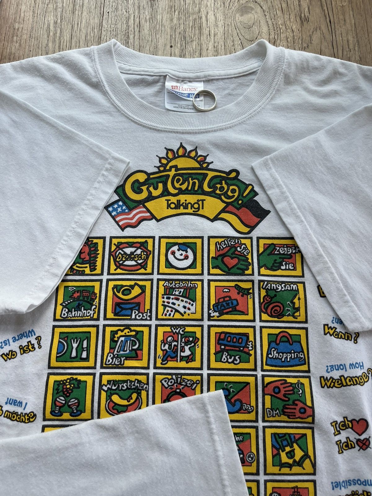 Other × Vintage Vintage Gutentog ! Talking’T artwork promo company Tshirt Size US M / EU 48-50 / 2 - 6 Thumbnail
