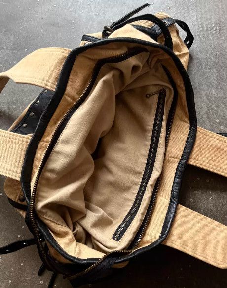 KMRii KMRii Early Rivet & Drawstring Denim Tote Bag Size ONE SIZE - 8 Thumbnail