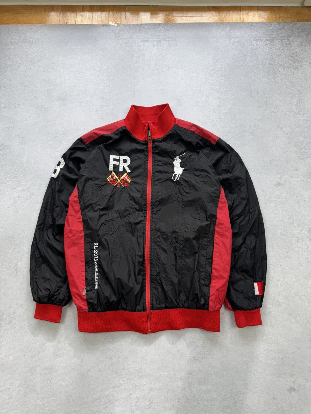 Vintage Vintage France Polo Ralph Lauren Zip Jacket Size US M / EU 48-50 / 2 - 1 Thumbnail