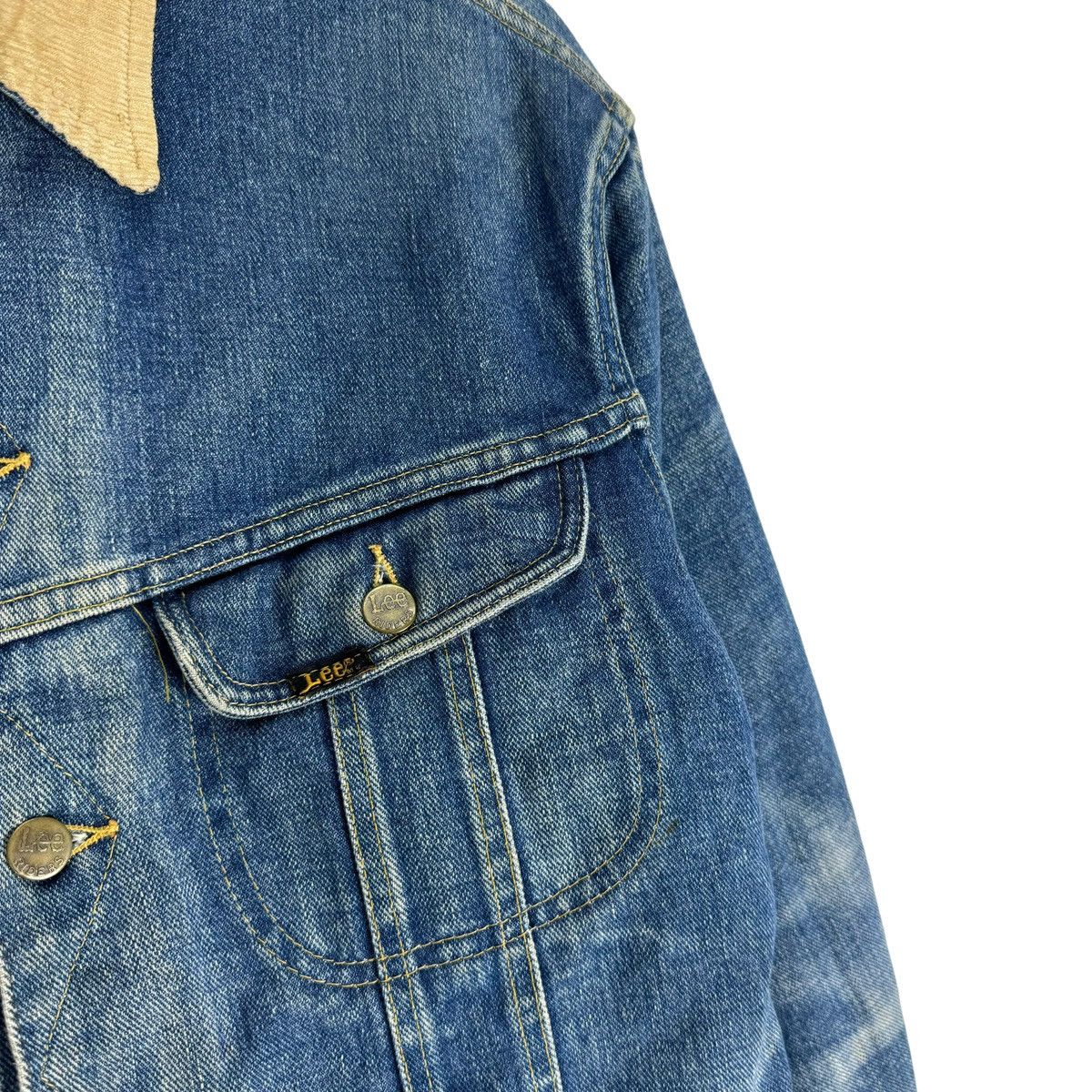 Lee × Vintage ☀️LEE STORM RIDER COWBOY BLANKET DENIM JACKET Size US M / EU 48-50 / 2 - 5 Thumbnail