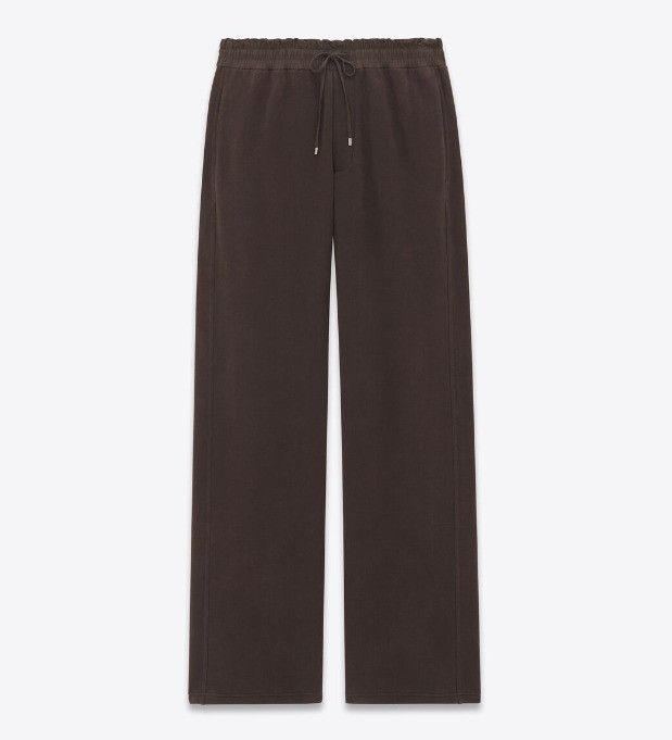 o1s1wg110624 Wide-Leg Sweatpants & Joggers Fleece in Brown