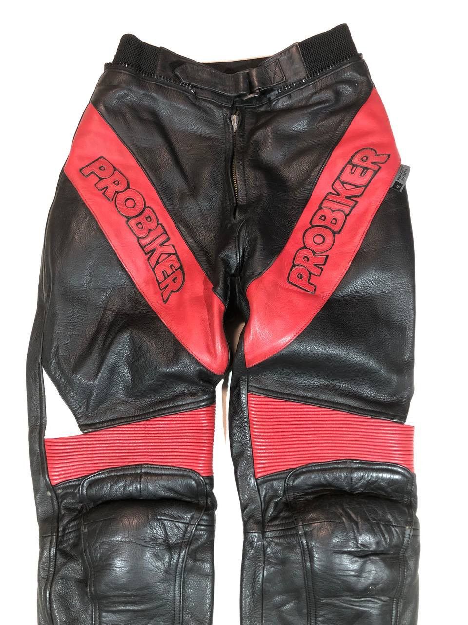 Leather PROBIKER Moto Racing Leather Pants Size US 29 - 2 Thumbnail