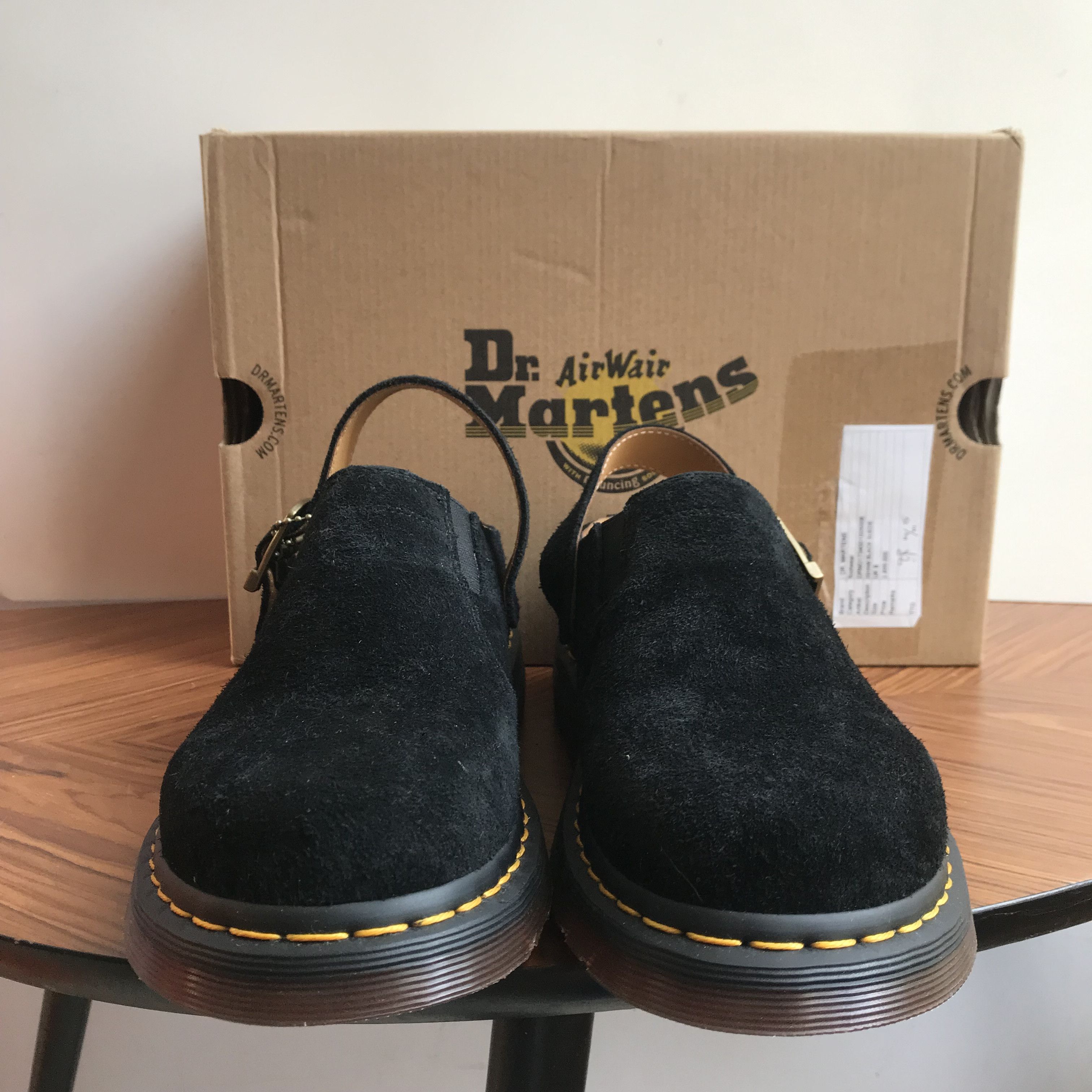 Dr. Martens Dr Martens Isham Dessert Oasis Suede Yellow Stitch Shoe Size US 9 / EU 42 - 4 Thumbnail