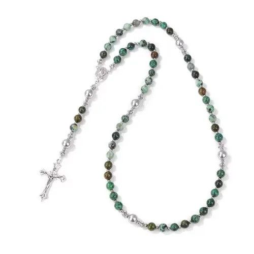Jewelry Saint Benedict Rosary Necklace Chain Catholic Church Jesus Size ONE SIZE - 5 Thumbnail