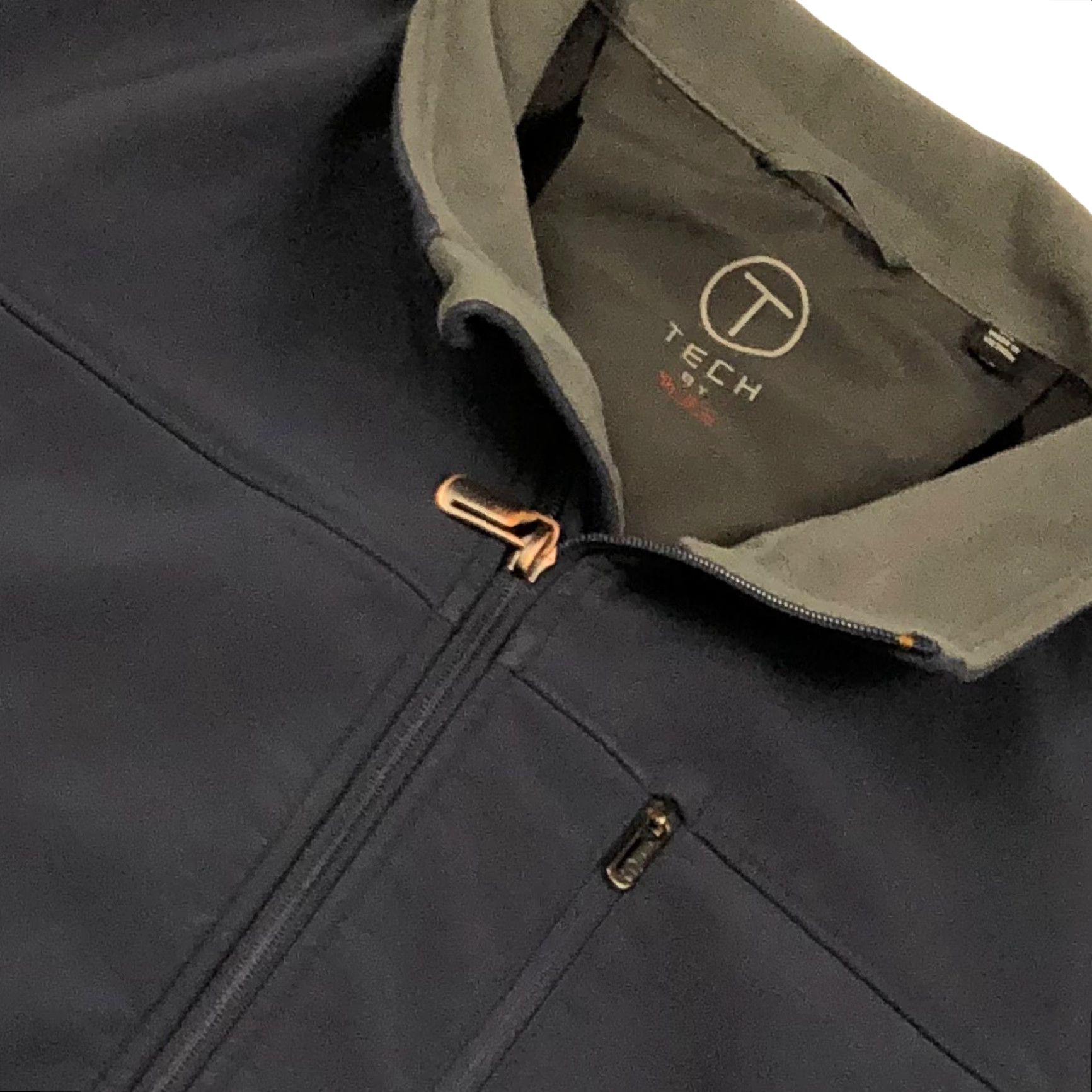 Tumi TUMI Tech Men’s Jacket XL Navy Gray Full Zip Insulated Waterproof Pockets Size US XL / EU 56 / 4 - 2 Thumbnail