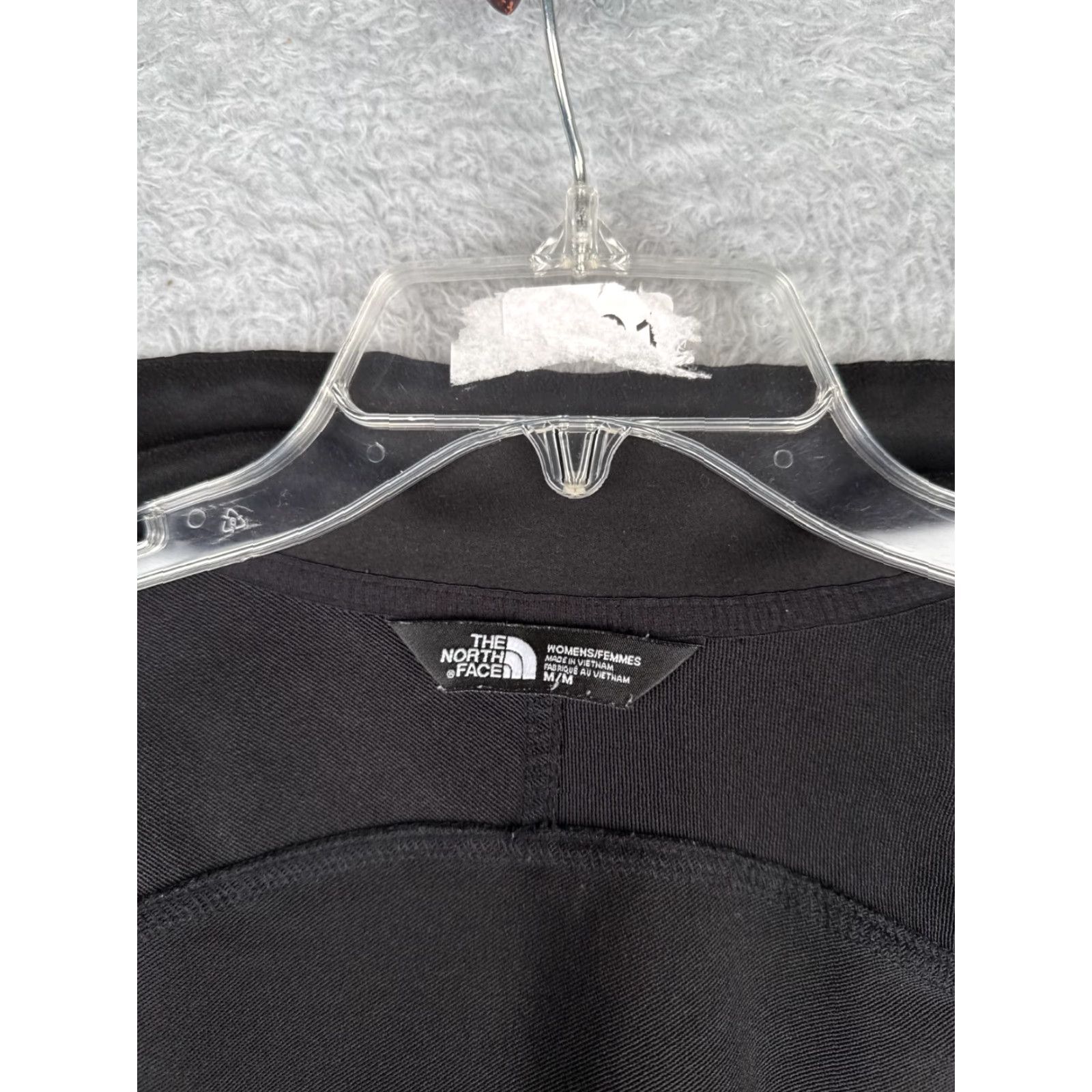 The North Face The North Face Jacket Women Medium Black Polyester Soft Shell Full Zip Mock Neck Size M / US 6-8 / IT 42-44 - 3 Thumbnail