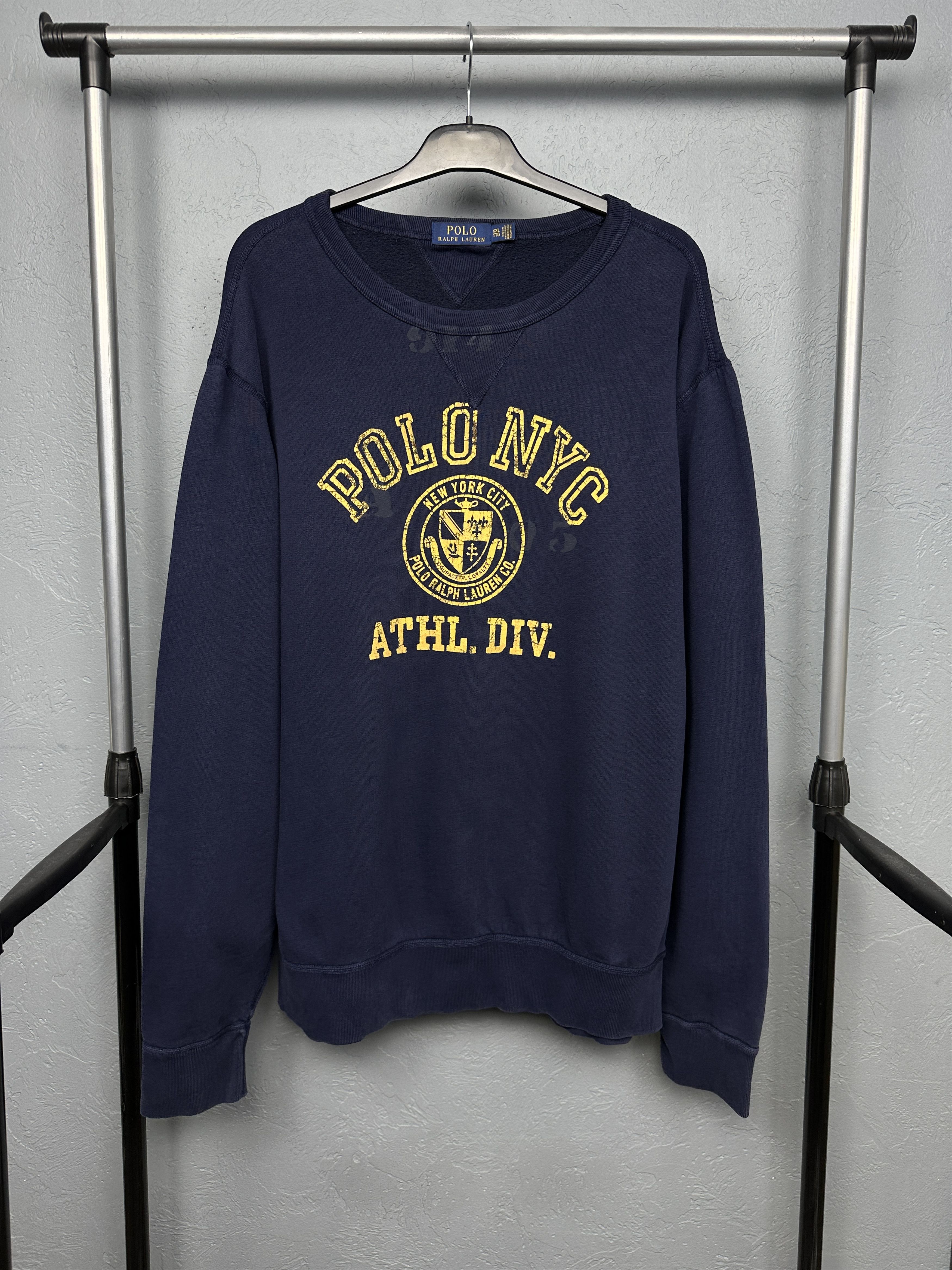 Polo Ralph Lauren Polo Ralph Lauren NYC Mens Crew Neck Sweatshirt Size US XXL / EU 58 / 5 - 1 Thumbnail