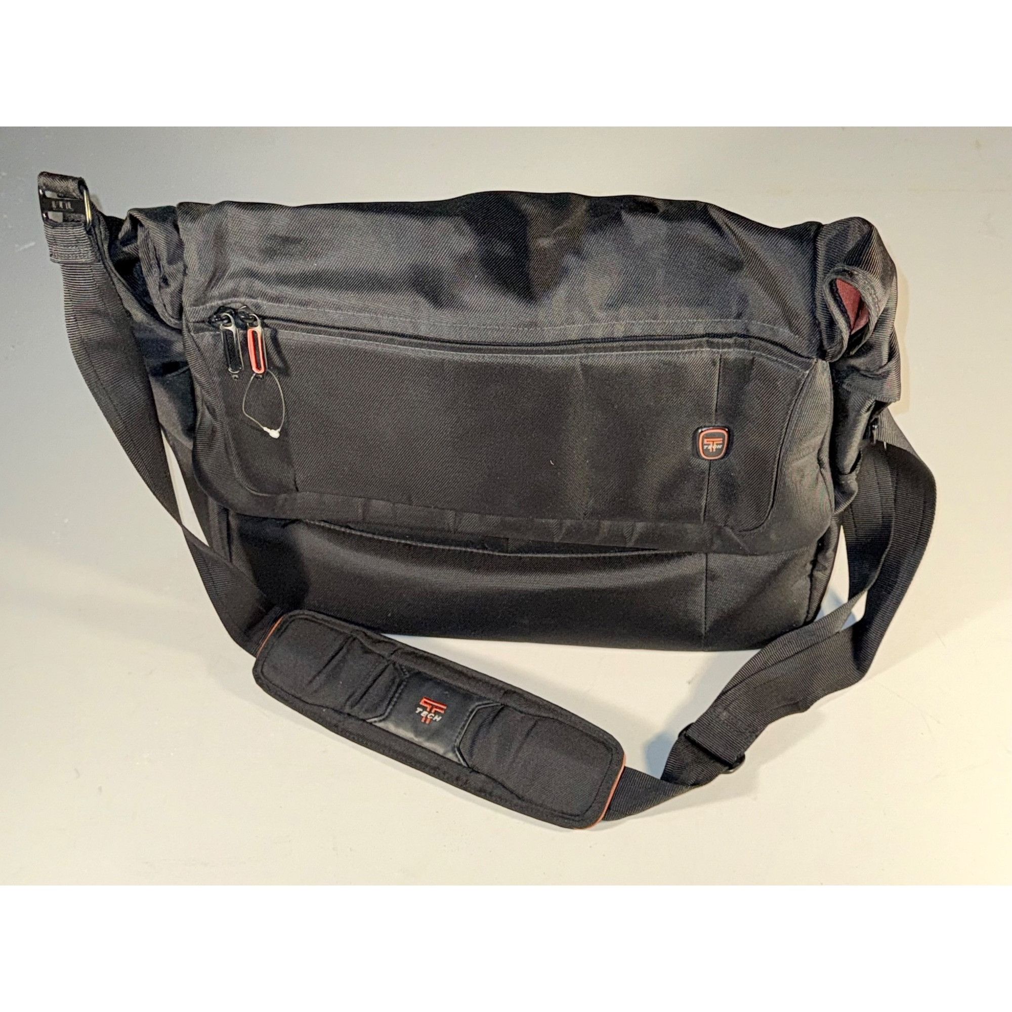 Tumi T-Tech by Tumi Messenger Bag - Black w/ High-Vis Orange Lini Size ONE SIZE - 1 Thumbnail