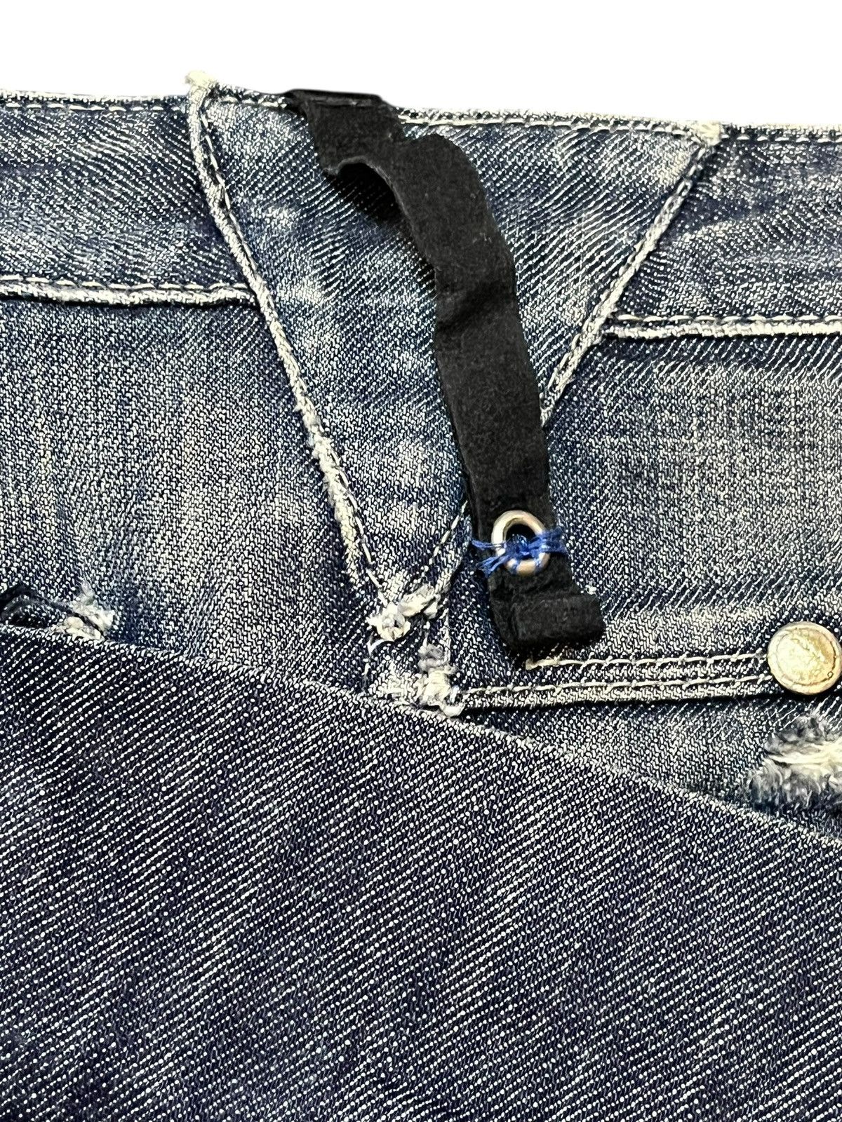 POST ARCHIVE FACTION (PAF) Vintage Japanese Brand Curvy Leg Flip-Flap Pocket Avantgarde Size US 35 - 12 Thumbnail