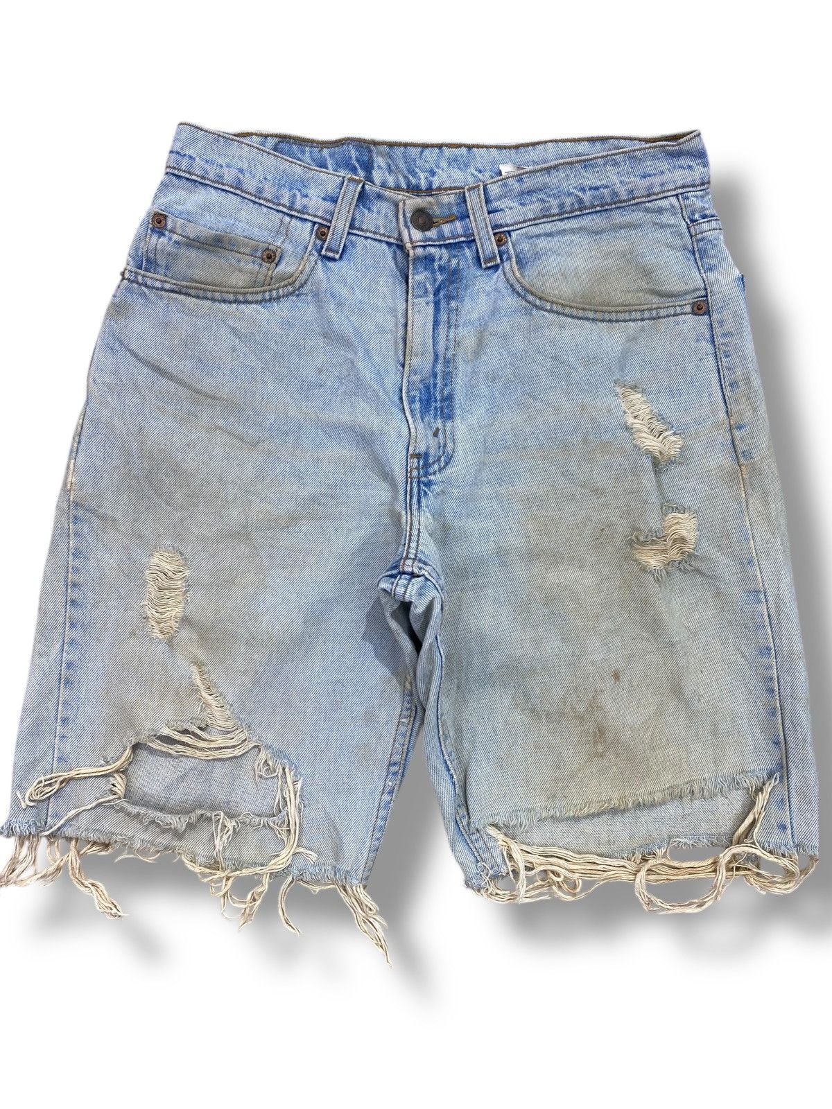 Levi's Levi’s Vintage Mud Wash Distressed Style Cut Off Jeans Size US 30 / EU 46 - 1 Thumbnail
