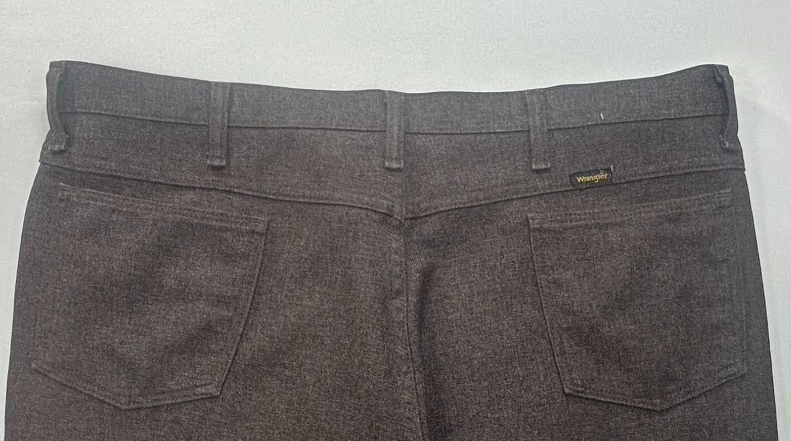Wrangler Wrangler Flat Front Dress Pants Brown Men's 40/30 Size US 40 / EU 56 - 3 Thumbnail