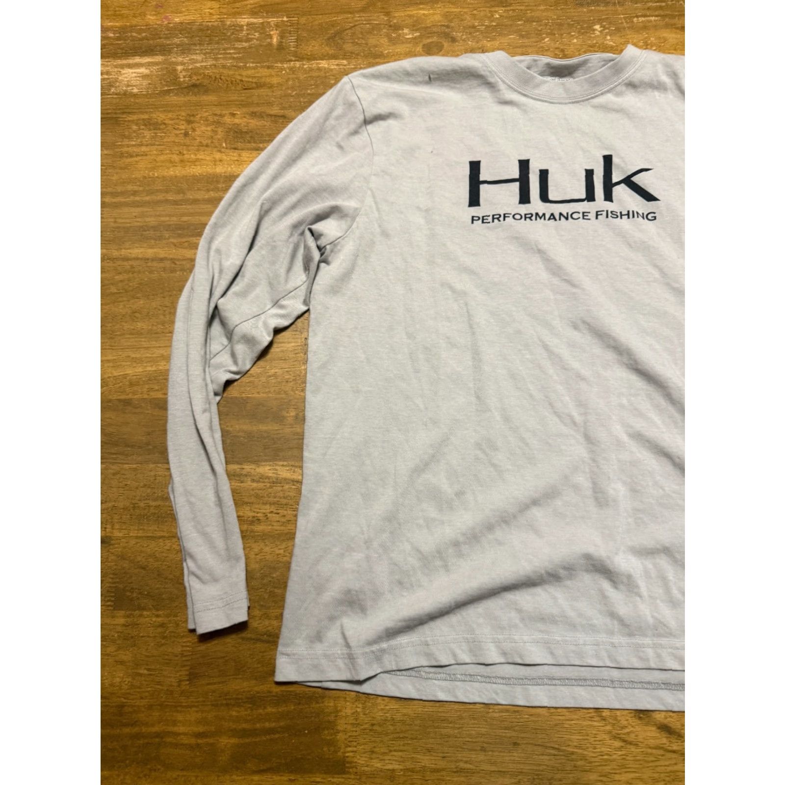 Vintage HUK Performance Shirt Men's Large Gray Black Fishing Long Sleeve Shirt Size US L / EU 52-54 / 3 - 3 Thumbnail