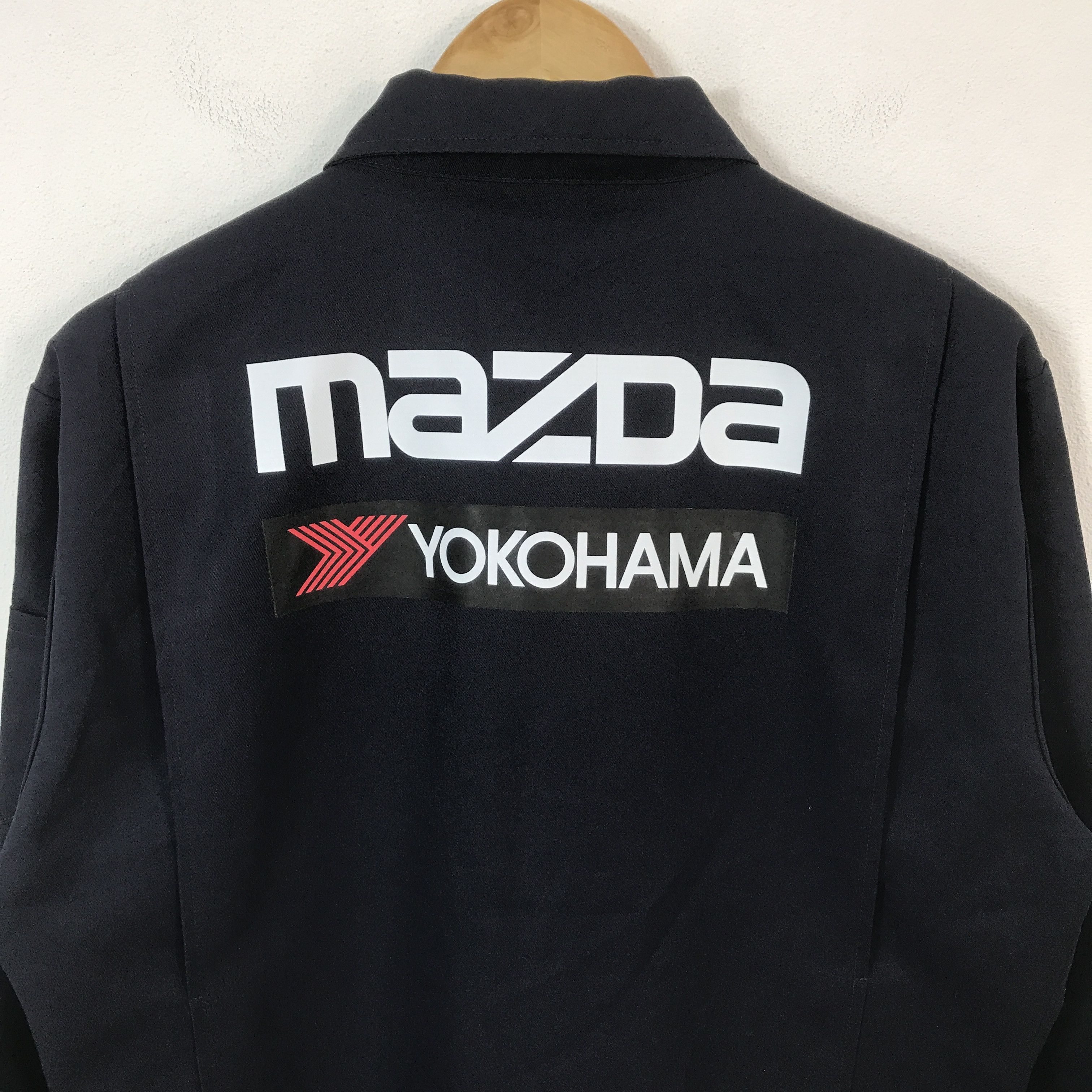 Japanese Brand Vtg Mazda x Yokohama racing Japan jacket Size US L / EU 52-54 / 3 - 4 Thumbnail