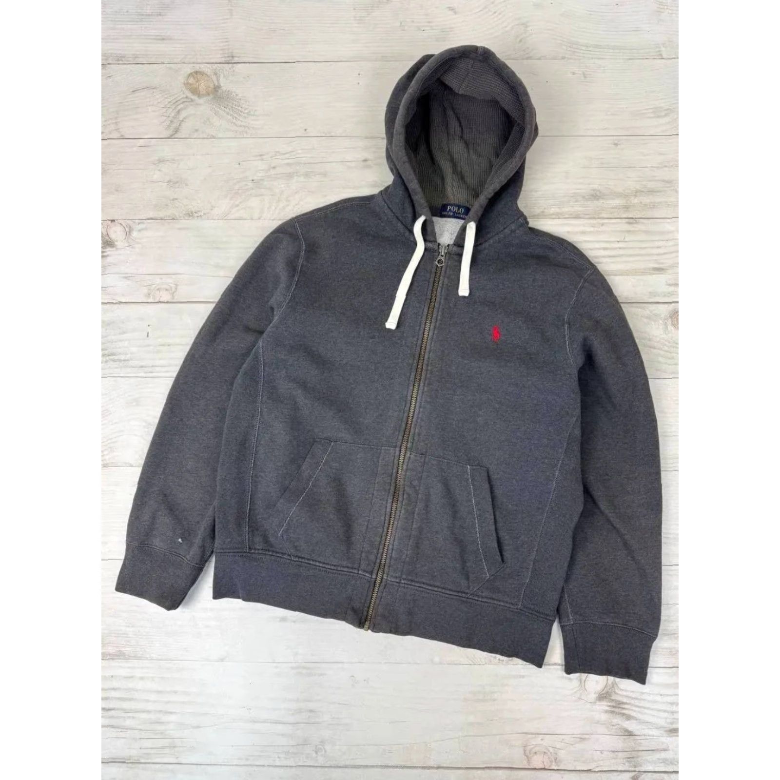 Polo Ralph Lauren Polo Ralph Lauren Tracksuit Zip Up Hoodie And Pants Men L Gray Size US L / EU 52-54 / 3 - 3 Thumbnail
