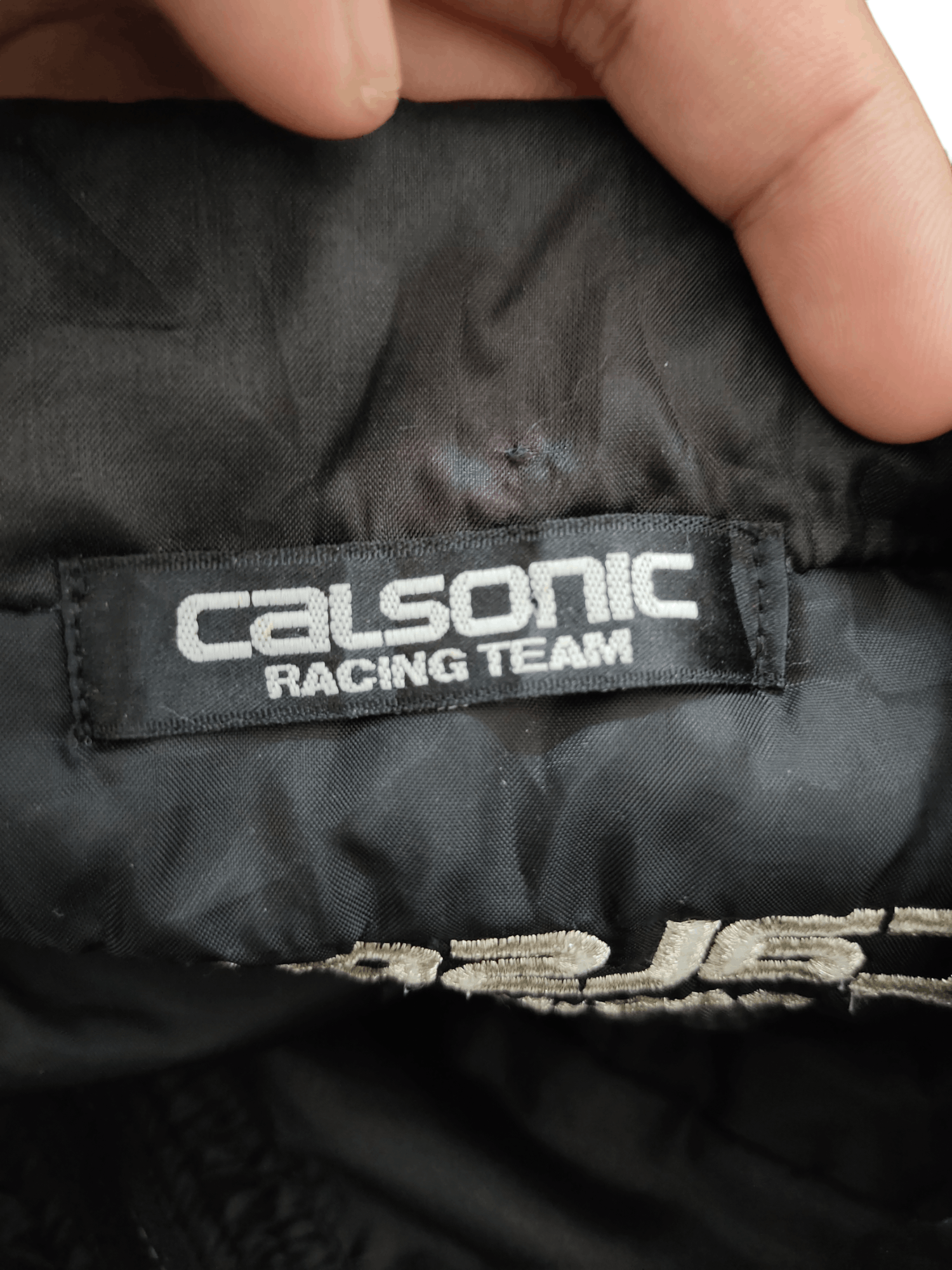 Vintage Vintage Calsonic Racing Team Embroidered Bomber Jacket Size US XL / EU 56 / 4 - 15 Thumbnail