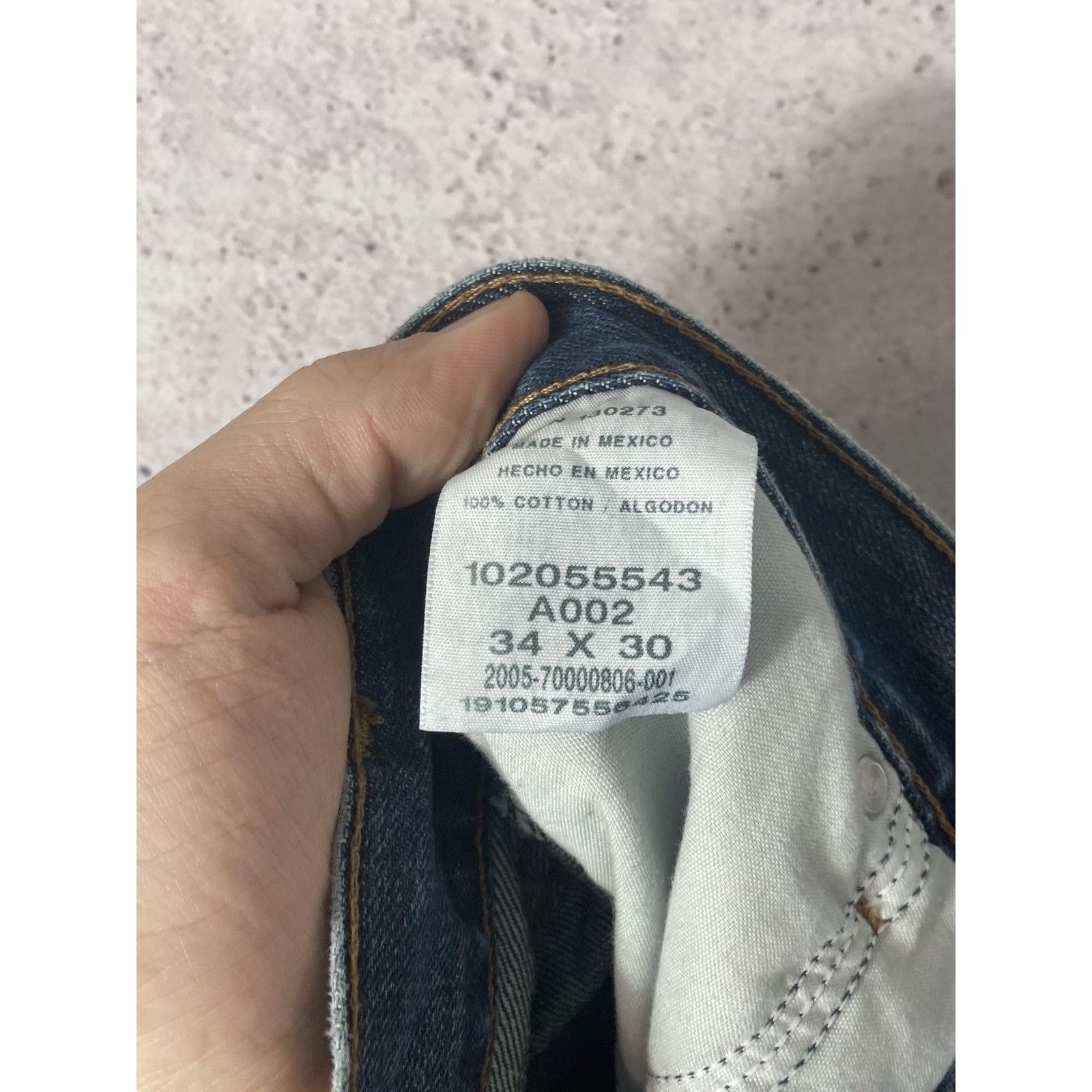 Lee × Vintage Vintage Lee Navy Denim 34x30 Size US 34 / EU 50 - 10 Thumbnail