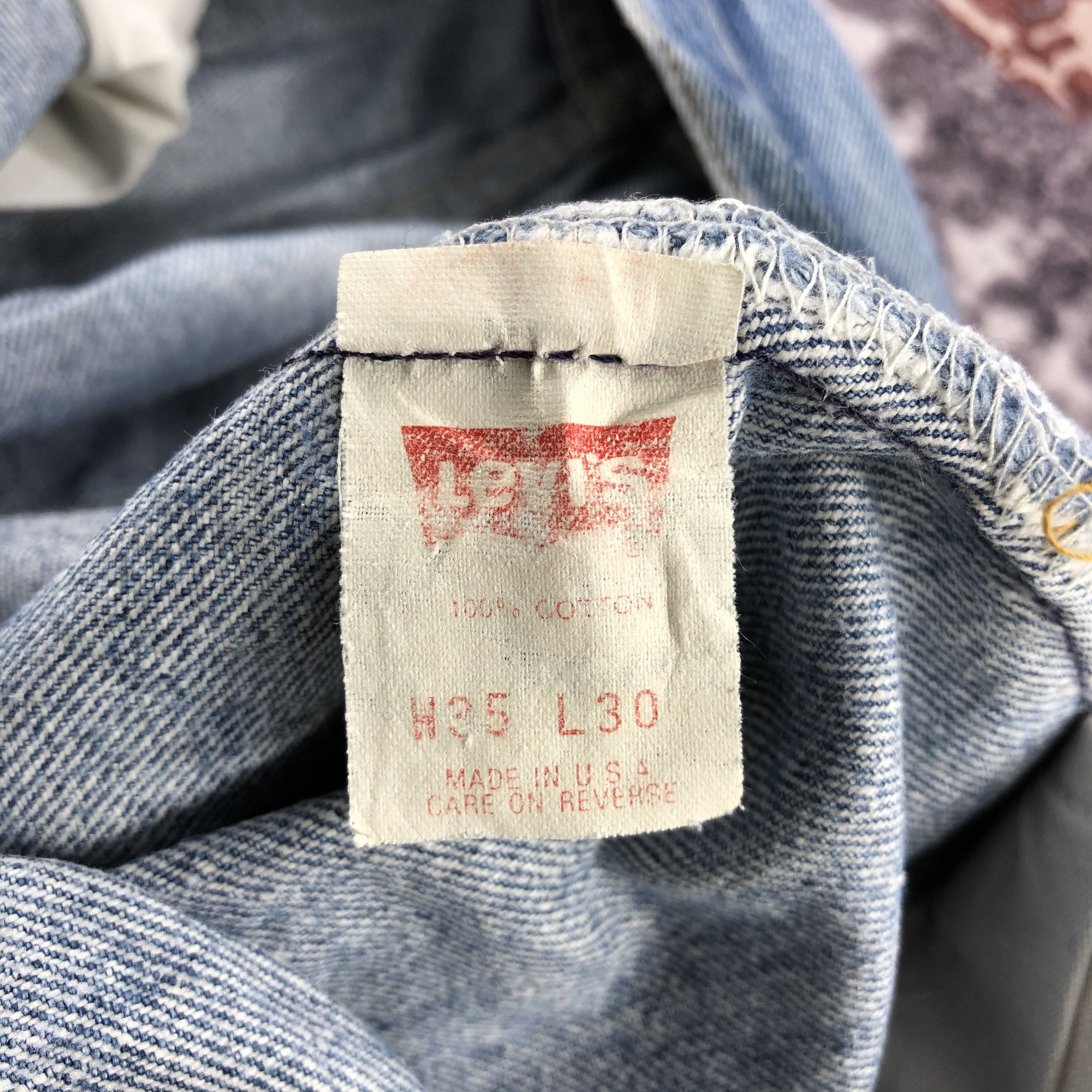 Levi's × Vintage Vintage 90s Blue Wash Levis 501 Jeans-JM2245 Size US 33 - 10 Thumbnail