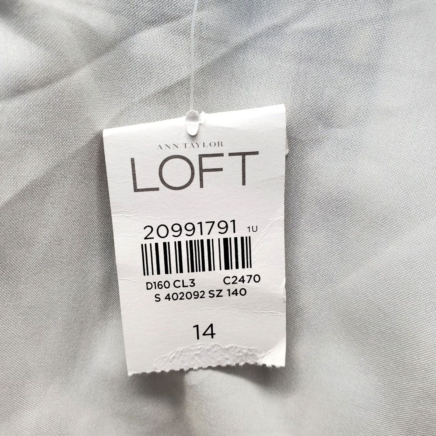 Loft LOFT Womens Wrap Skirt 14 Multicolor Striped Knit Fringed Hem Pleated Back Zip Size 36" / US 14 / IT 50 - 6 Thumbnail