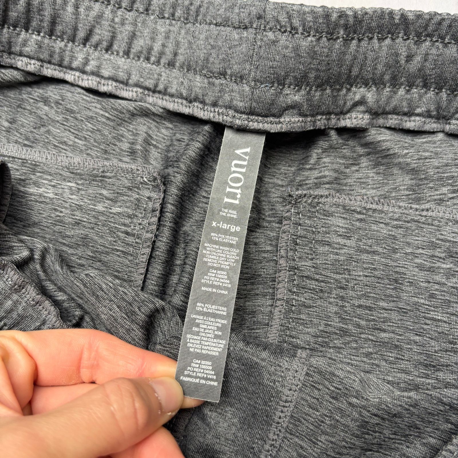 Vuori Vuori Sunday Performance Joggers Sweatpants Men's XL Gym Size US 34 / EU 50 - 5 Thumbnail