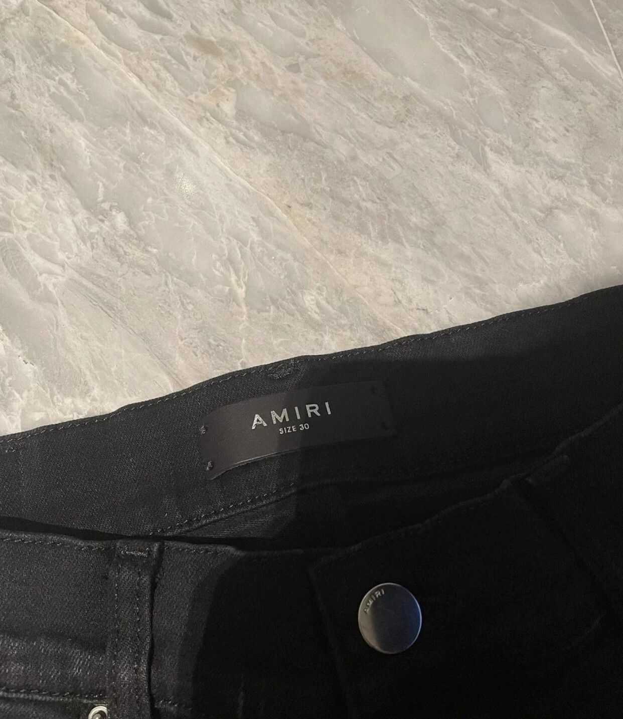 Amiri amiri vintage black camouflage jeans for men Size US 30 / EU 46 - 2 Thumbnail