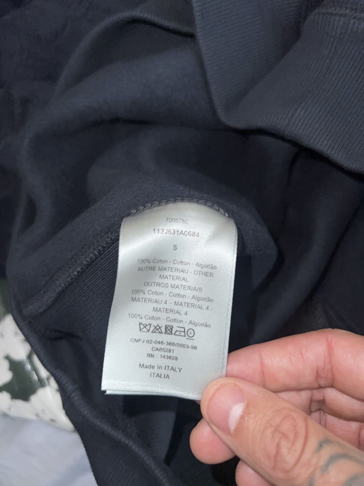 Dior Dior oblique logo hoodie Size US M / EU 48-50 / 2 - 9 Thumbnail