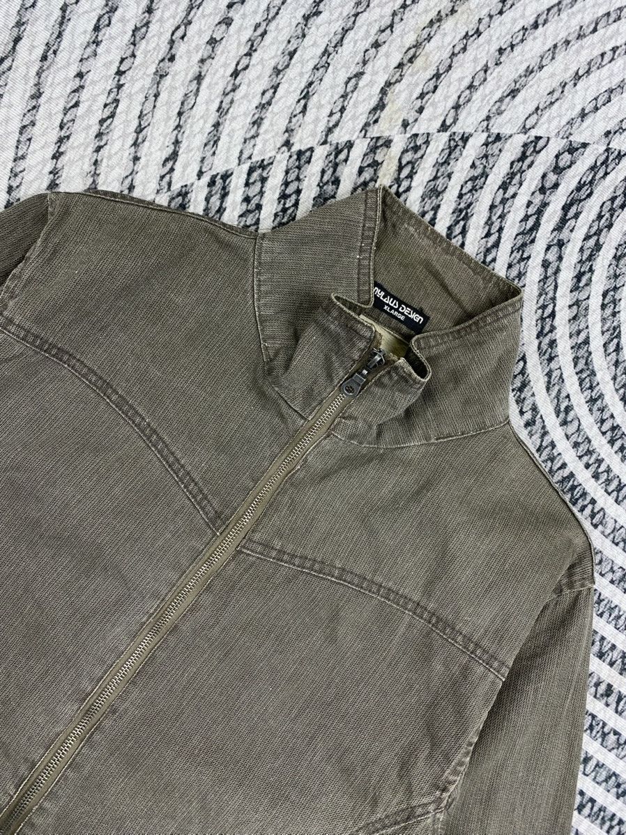 Japanese Brand Nylaus Design Double Pocket Denim Style Zipper Jacket Size US M / EU 48-50 / 2 - 8 Thumbnail