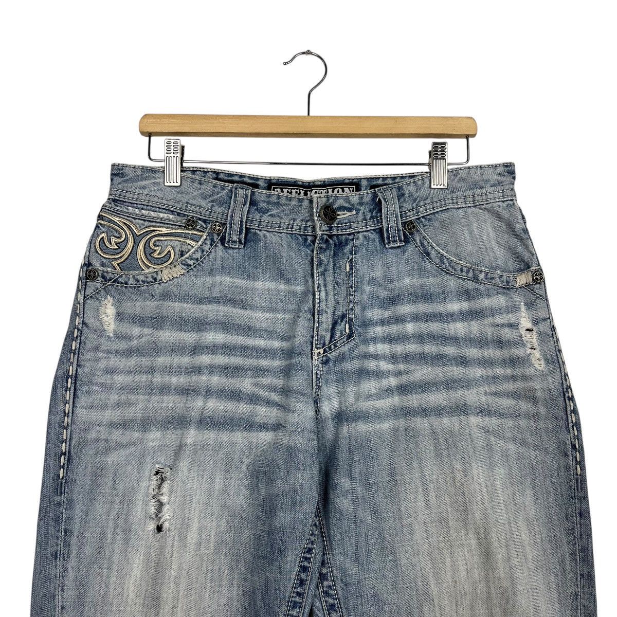 Affliction Vintage Affliction Embroidery Logo Denim Jeans Size US 32 / EU 48 - 2 Thumbnail