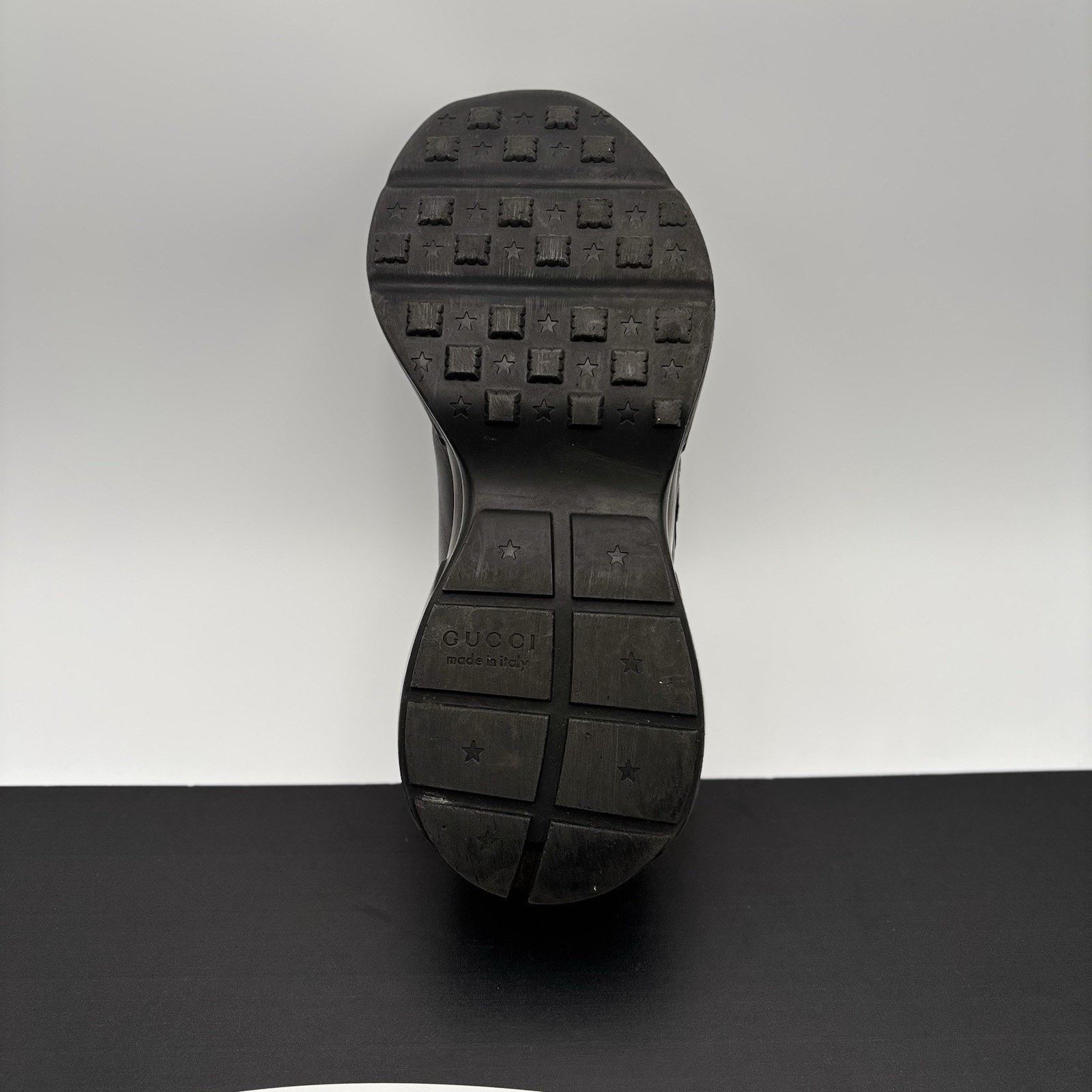 Gucci Gucci Rhyton Black Leather ' Interlocking G ' | GOOD COND! Size US 9.5 / EU 42-43 - 17 Thumbnail