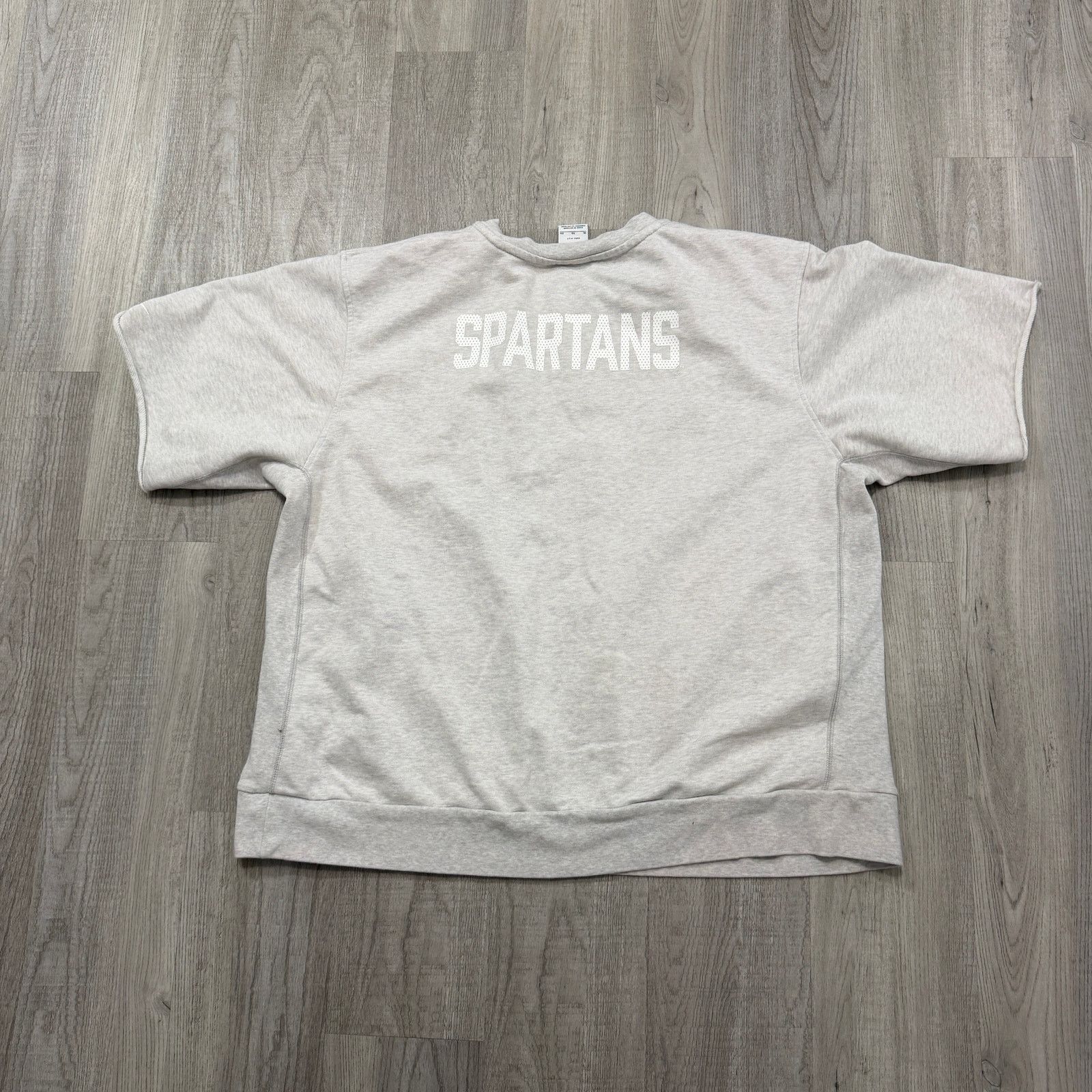 Nike Nike Michigan State University Spartans Cutoff Crewneck Size US XL / EU 56 / 4 - 8 Thumbnail