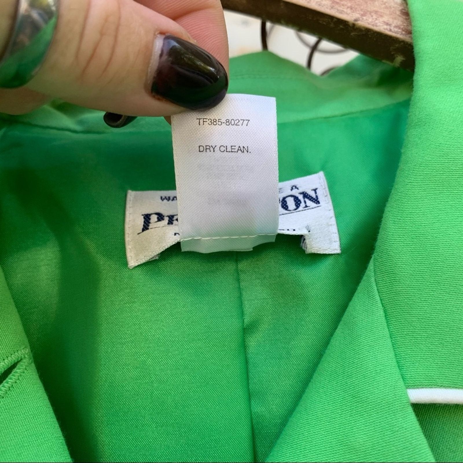 Pendleton Pendleton skirt blazer set green silk blend size 6 Size 28" / US 6 / IT 42 - 6 Thumbnail