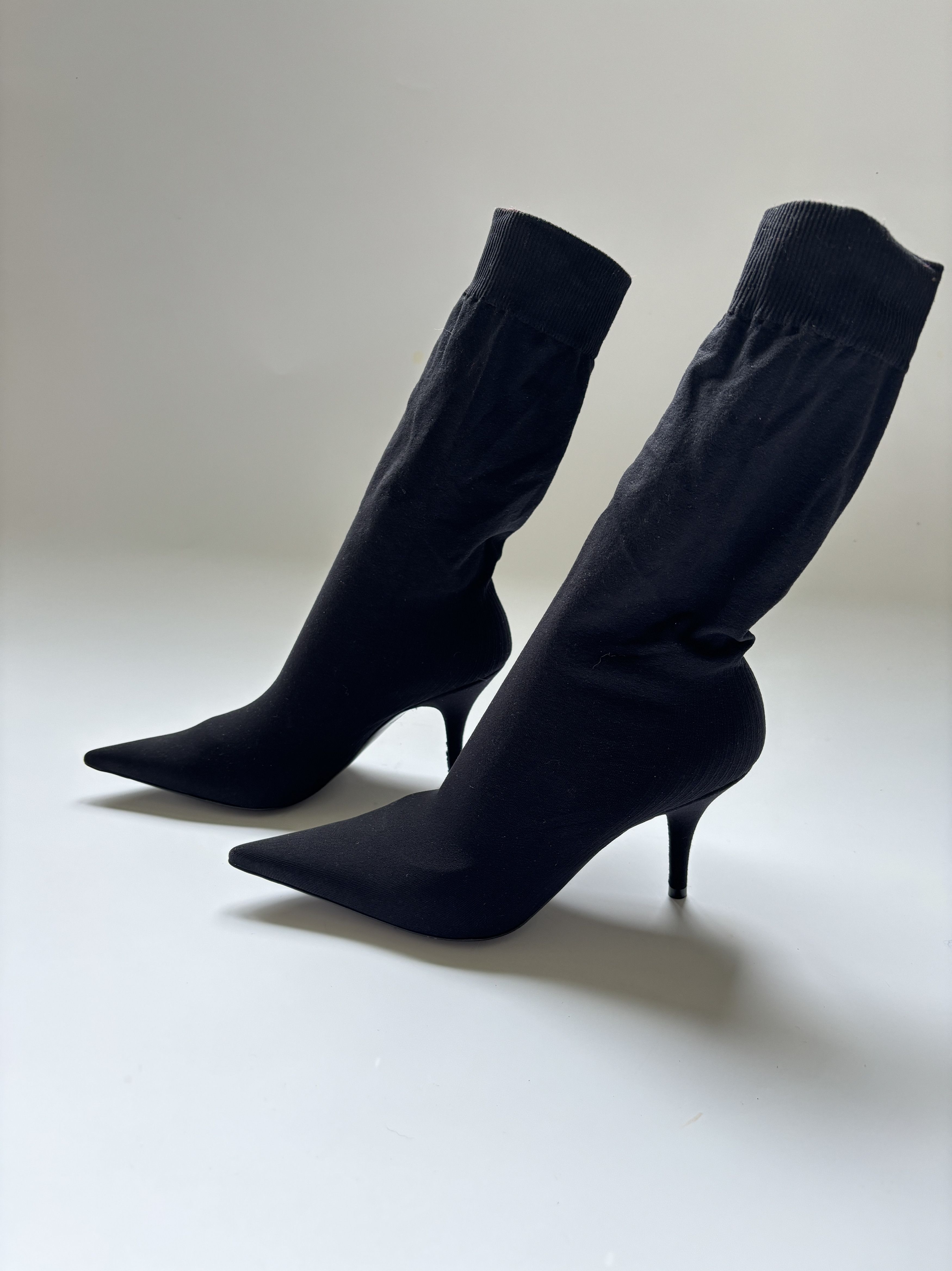 Balenciaga ⚡️QUICK SALE⚡️Balenciaga by Demna Black Knife Sock Boots Size US 6 / IT 36 - 3 Thumbnail