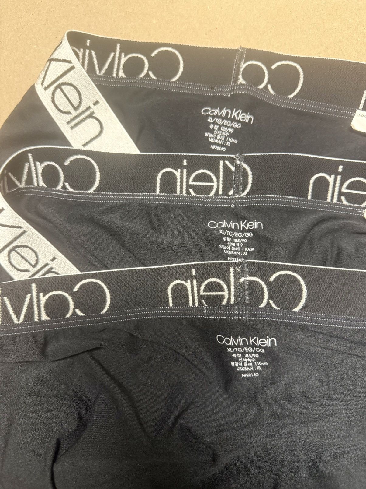 Calvin Klein Calvin Klein Boxer Breifs 3 Pairs size Extra Large XL! Size 38 - 3 Thumbnail