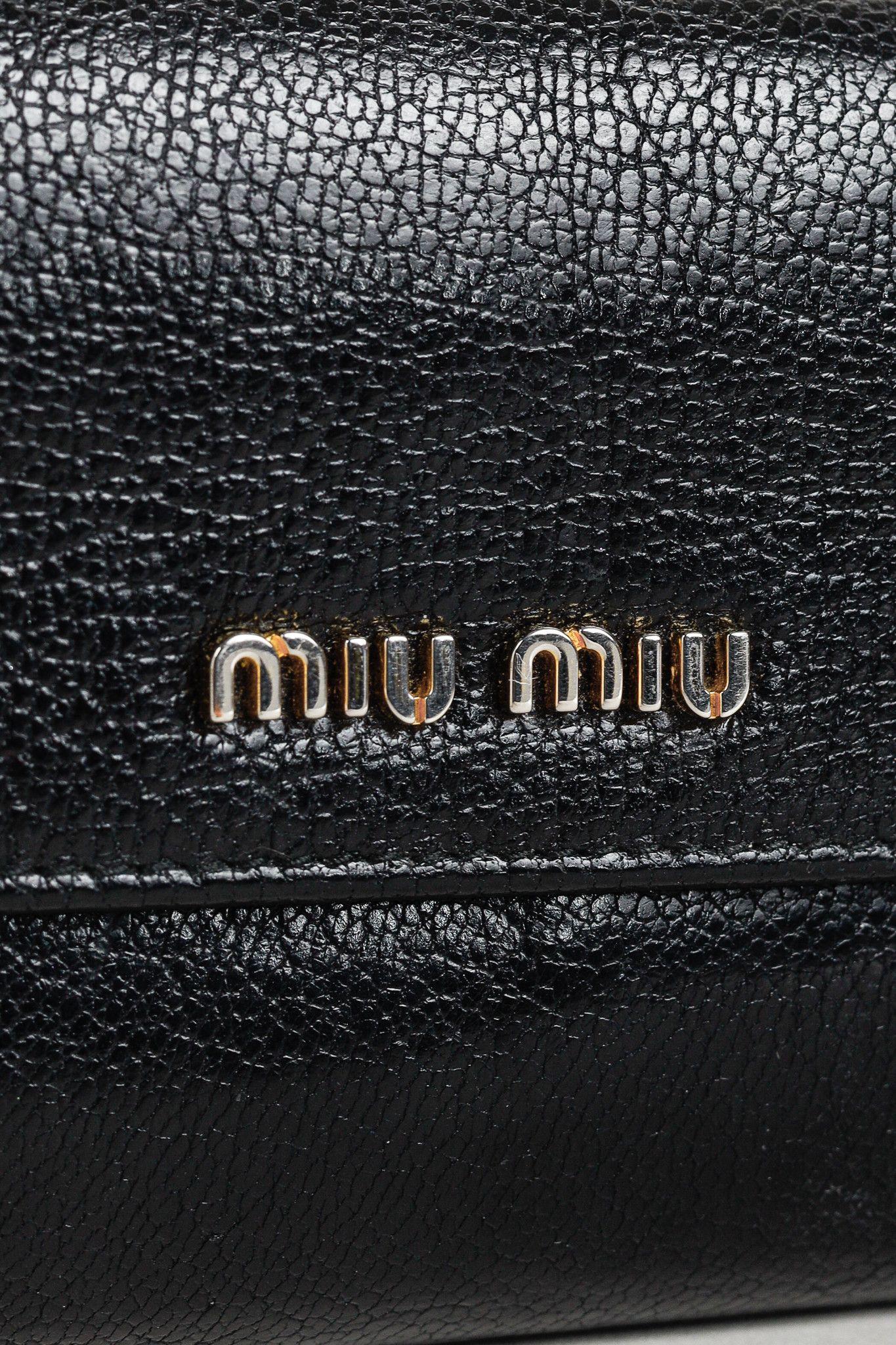 Miu Miu Miu Miu Black Madras Leather Long Wallet Size ONE SIZE - 7 Thumbnail