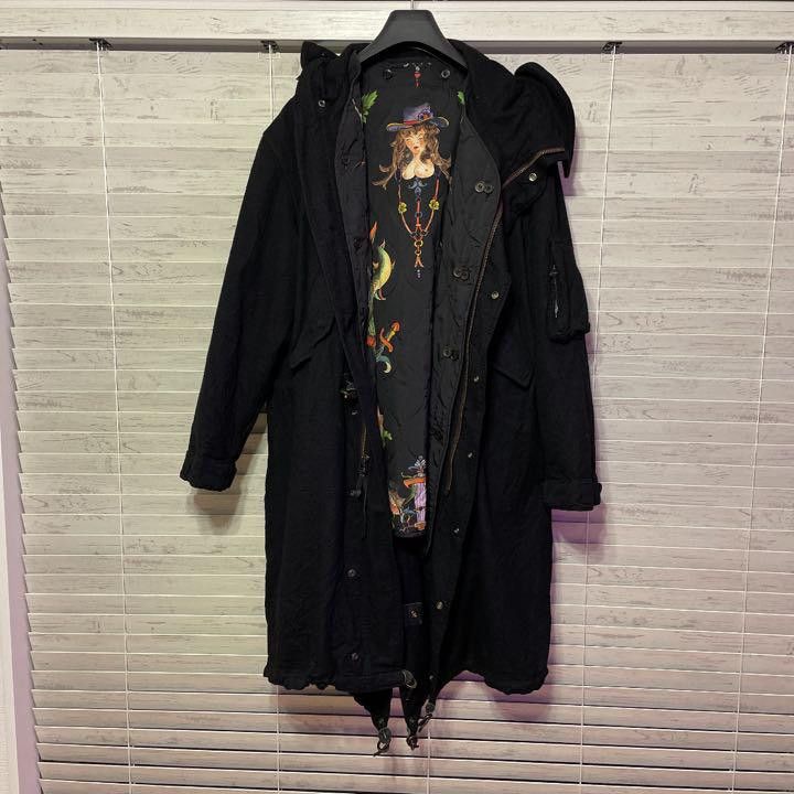 Yohji Yamamoto Yohji Yamamoto POUR HOMME 03aw Tattoo Coat Size US L / EU 52-54 / 3 - 8 Thumbnail