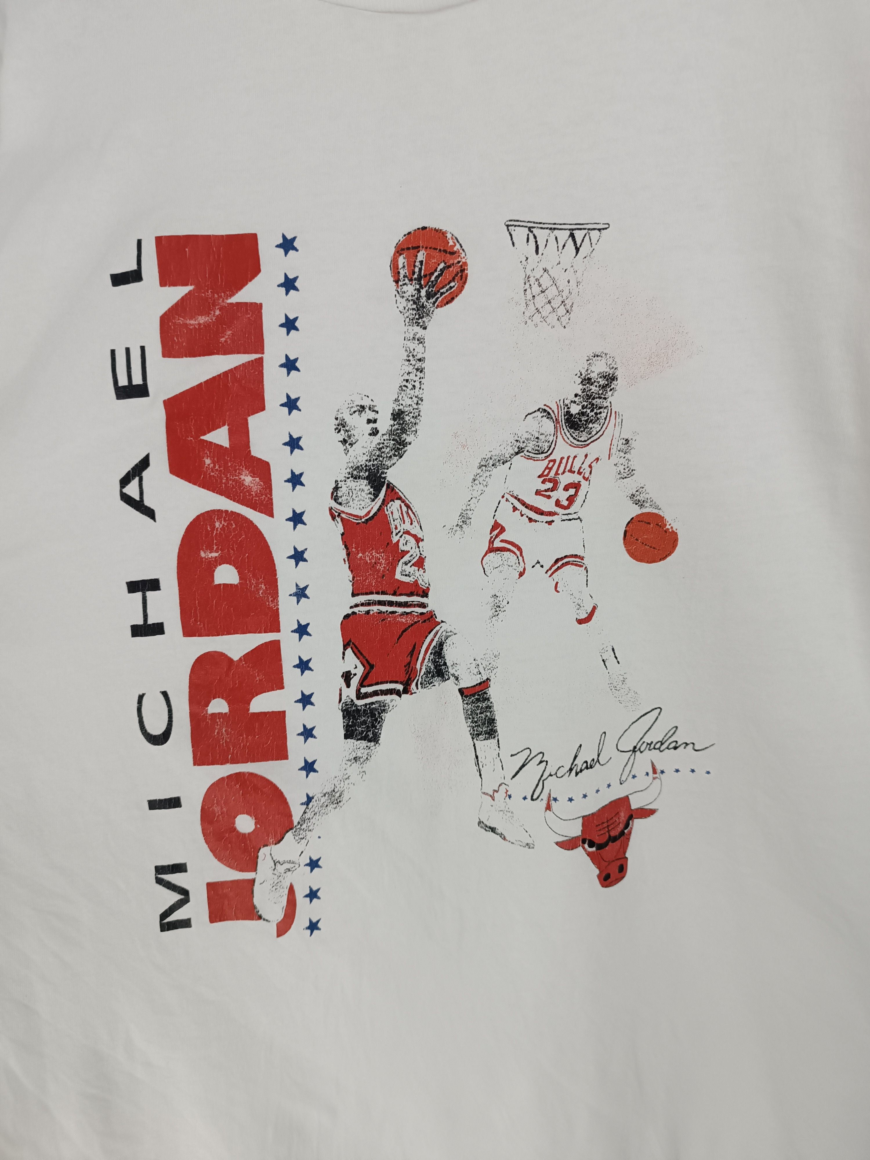 Vintage VINTAGE 90s MICHAEL JORDAN BULLS NBA BASKETBALL NIKE Size US M / EU 48-50 / 2 - 9 Thumbnail
