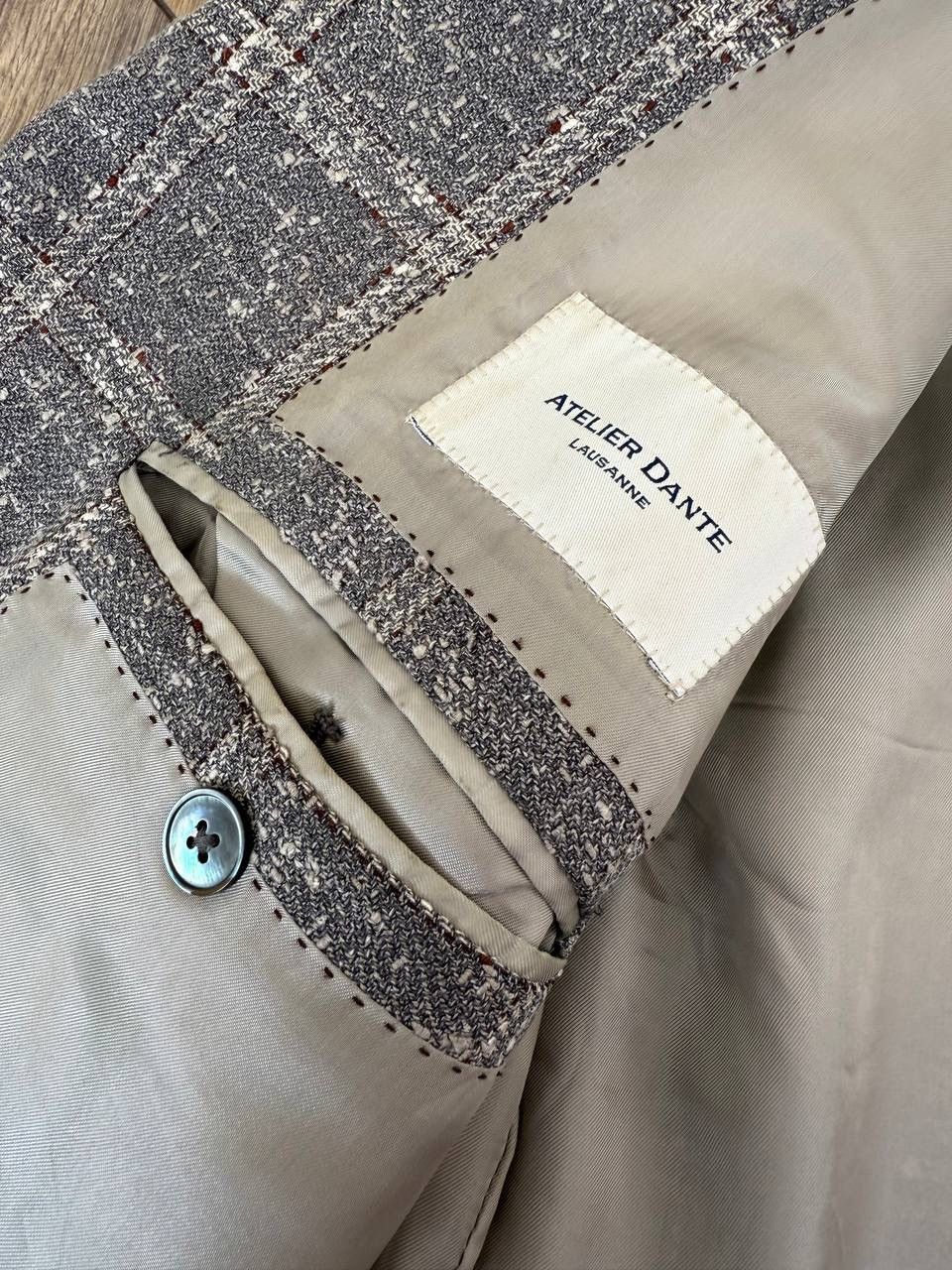 Other Vintage Atelier Dante Fabric by Loro Piana blazer Size 52R - 14 Thumbnail