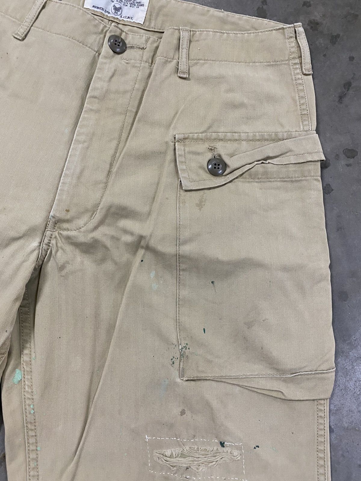 Avirex Avirex Monkey Pant Workwear Distressed @314 Size US 32 / EU 48 - 12 Thumbnail