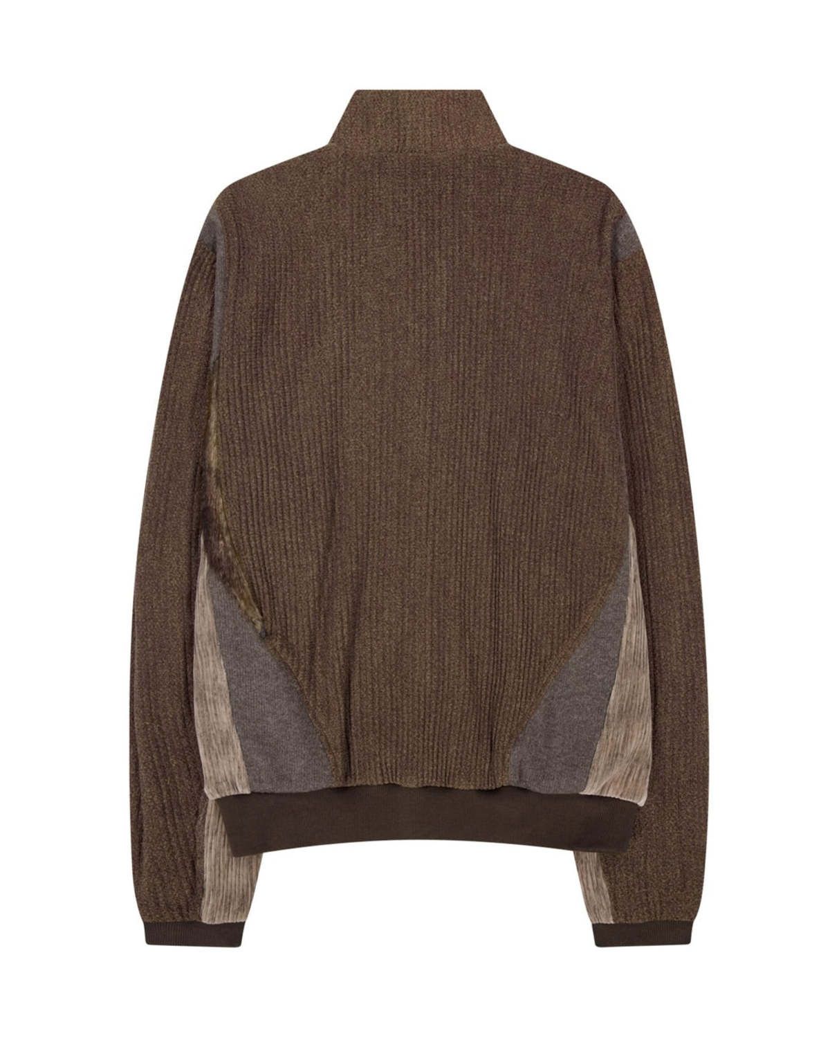XLIM EP 8 01 JERSEY BROWN ZIP UP KNIT JACKET Size US M / EU 48-50 / 2 - 3 Thumbnail