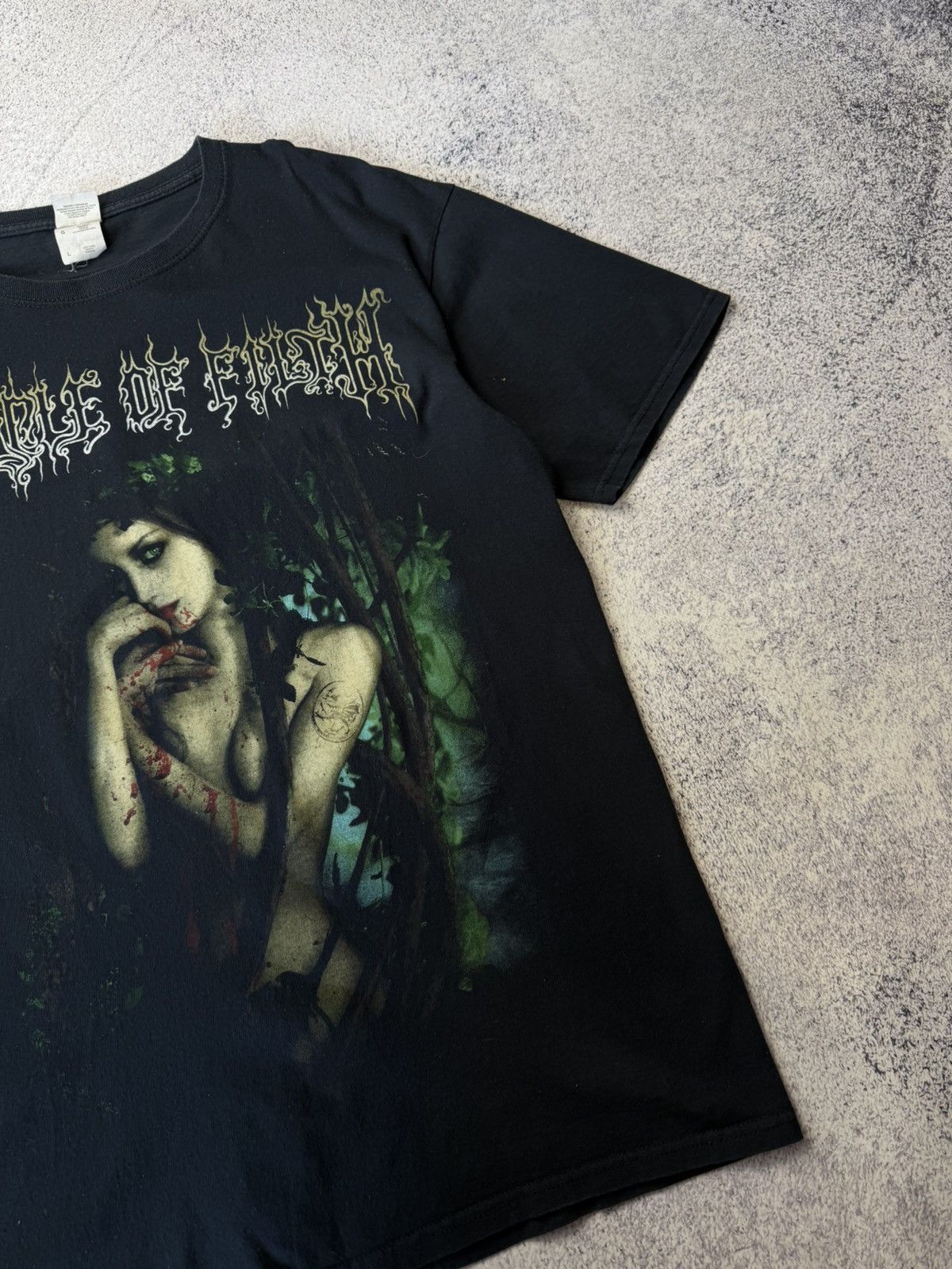 Band Tees Vintage Cradle Of Filth T Shirt King Of The Woods Rare Y2K Size US L / EU 52-54 / 3 - 10 Thumbnail